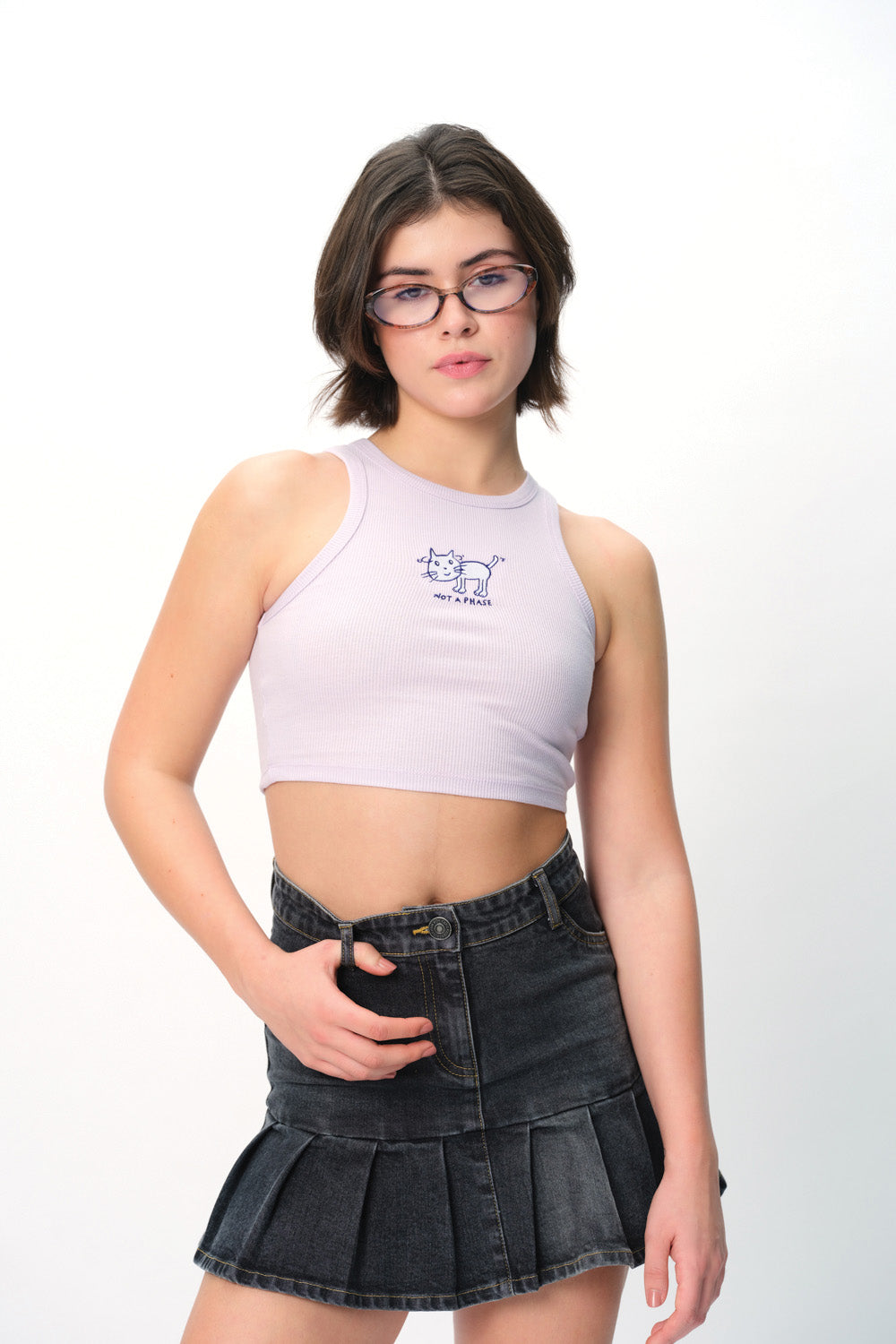 Not A Phase Ribbed Tank - BonkersCorner