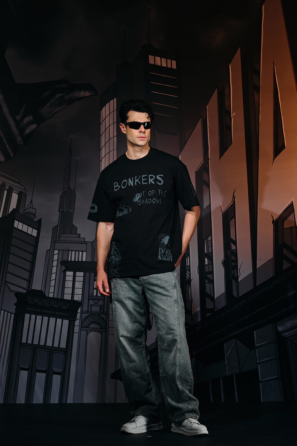 Out of the Shadows Oversized T-shirt - BonkersCorner