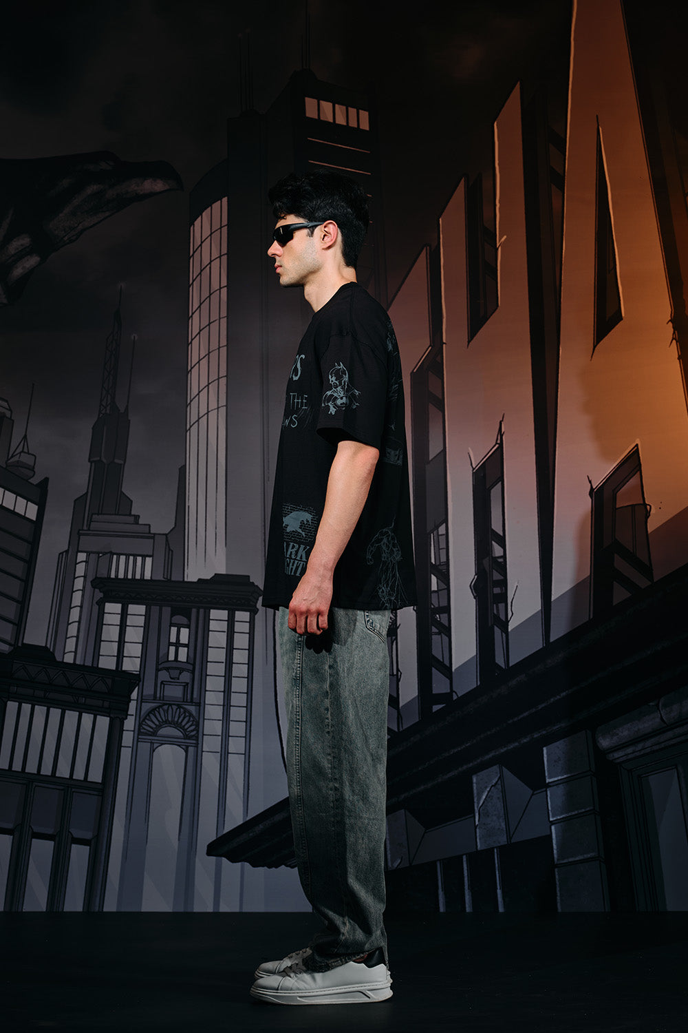 Out of the Shadows Oversized T-shirt - BonkersCorner