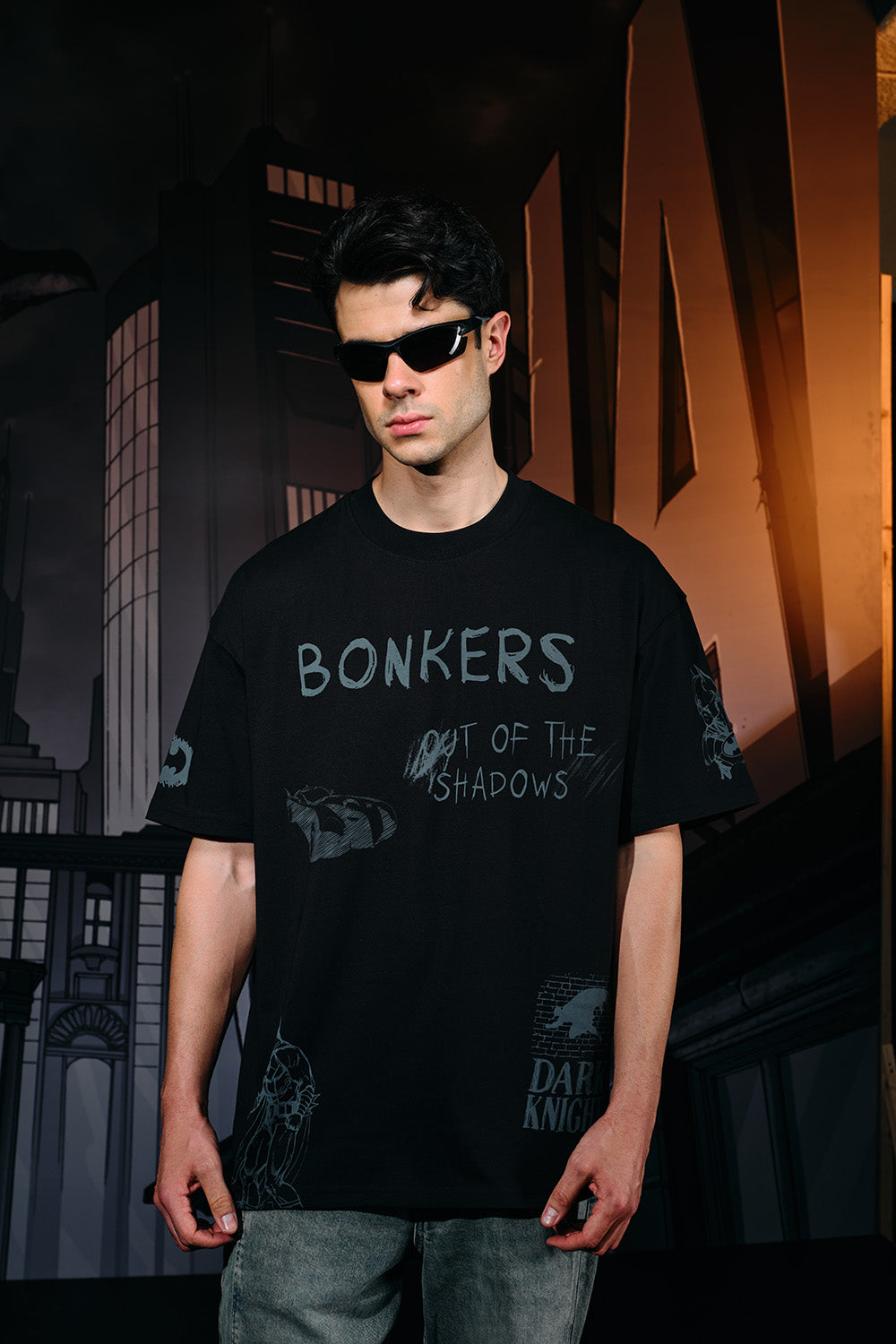 Out of the Shadows Oversized T-shirt - BonkersCorner