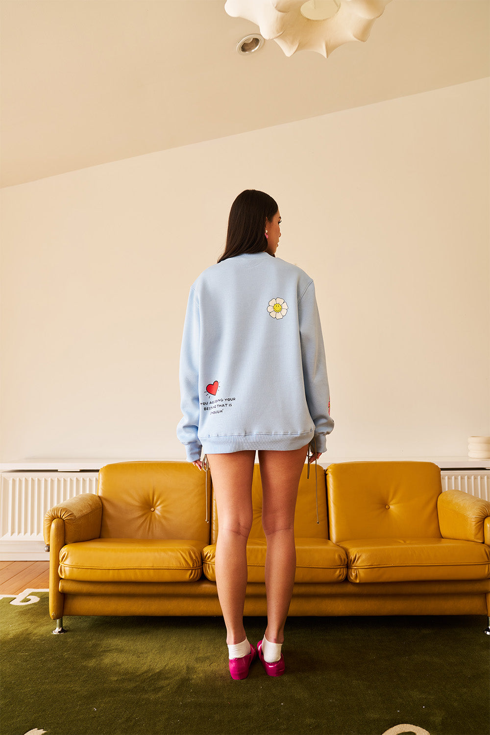 Pastel Blue Snuggle Sweatshirt - BonkersCorner