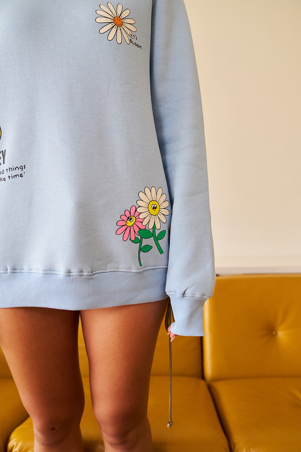 Pastel Blue Snuggle Sweatshirt - BonkersCorner
