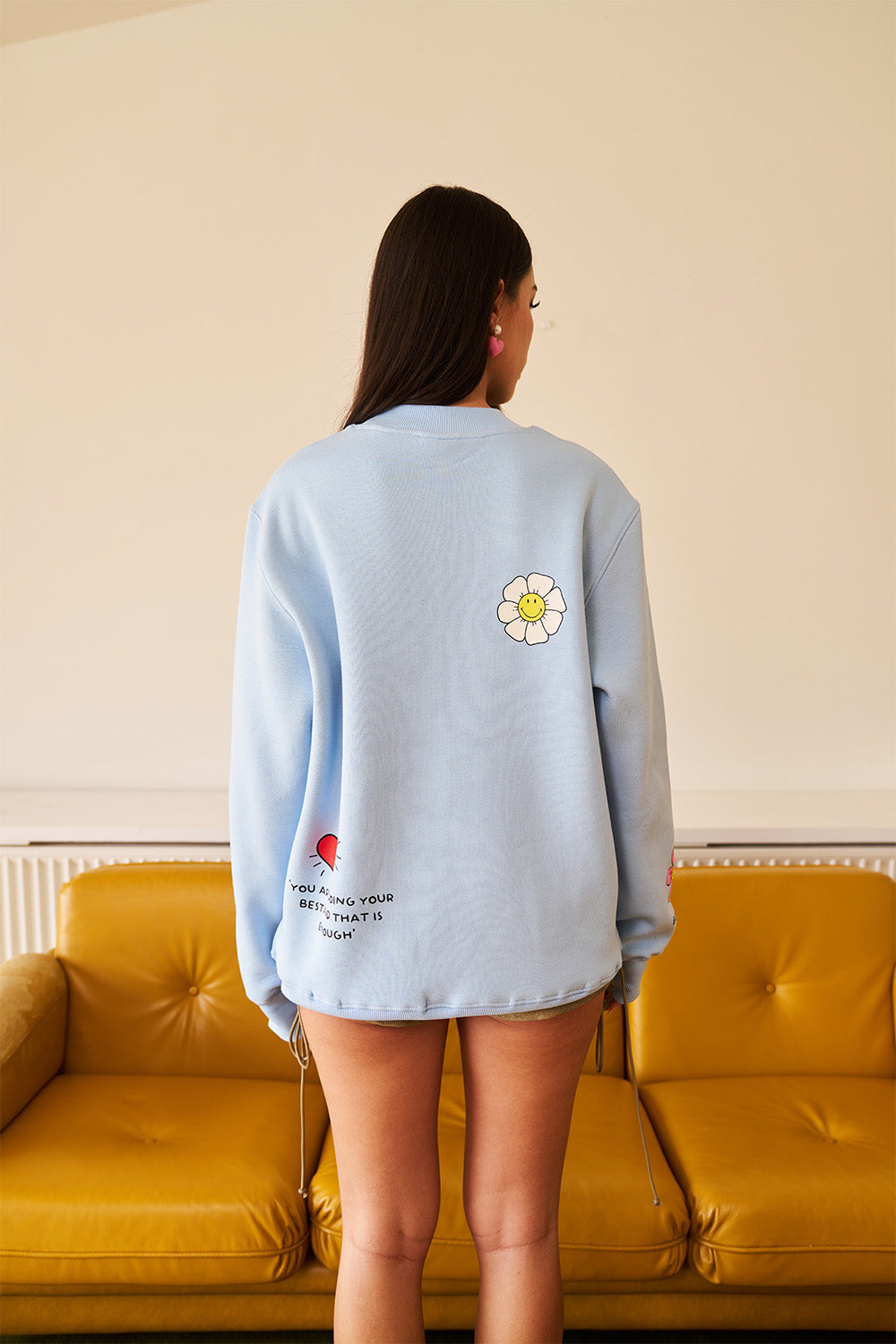 Pastel Blue Snuggle Sweatshirt - BonkersCorner