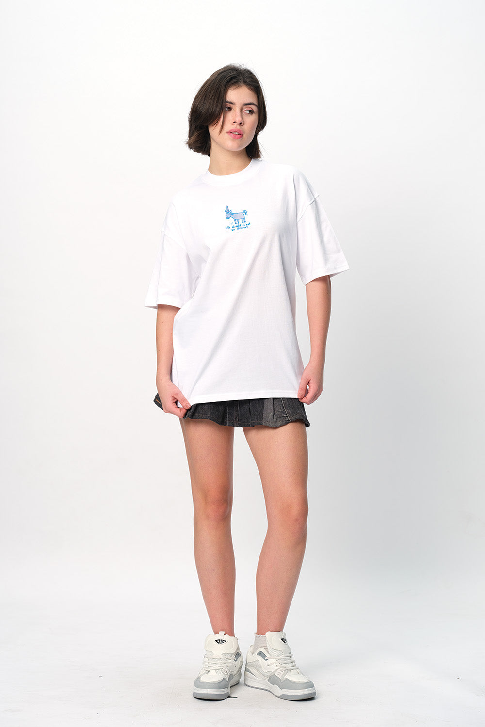 Perfect Is Boring Oversized T-shirt - BonkersCorner