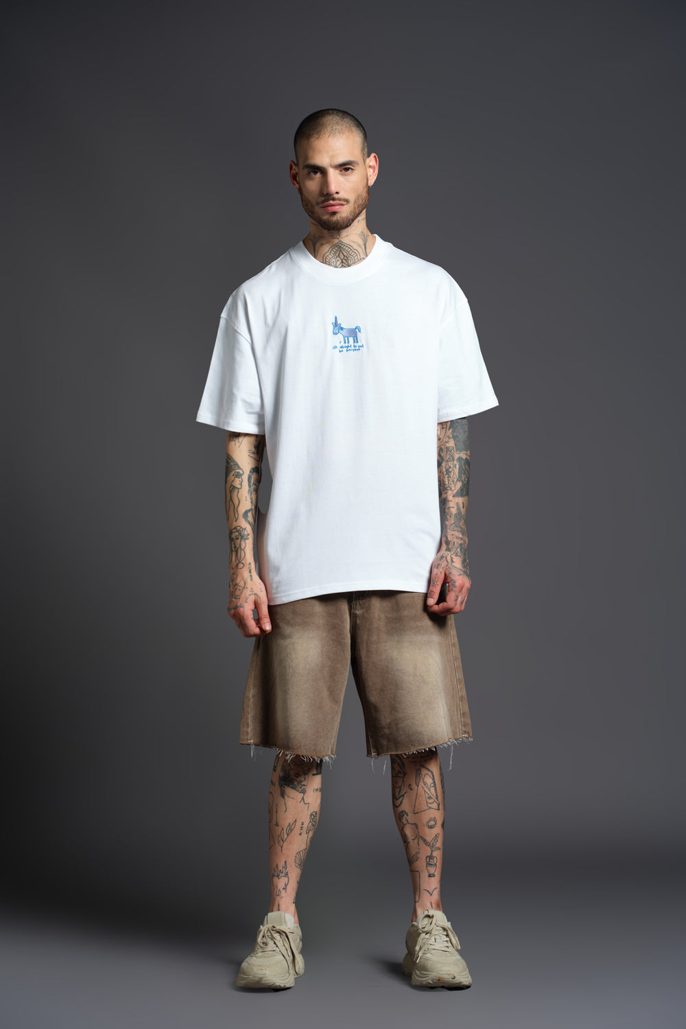 Perfect Is Boring Oversized T-shirt - BonkersCorner