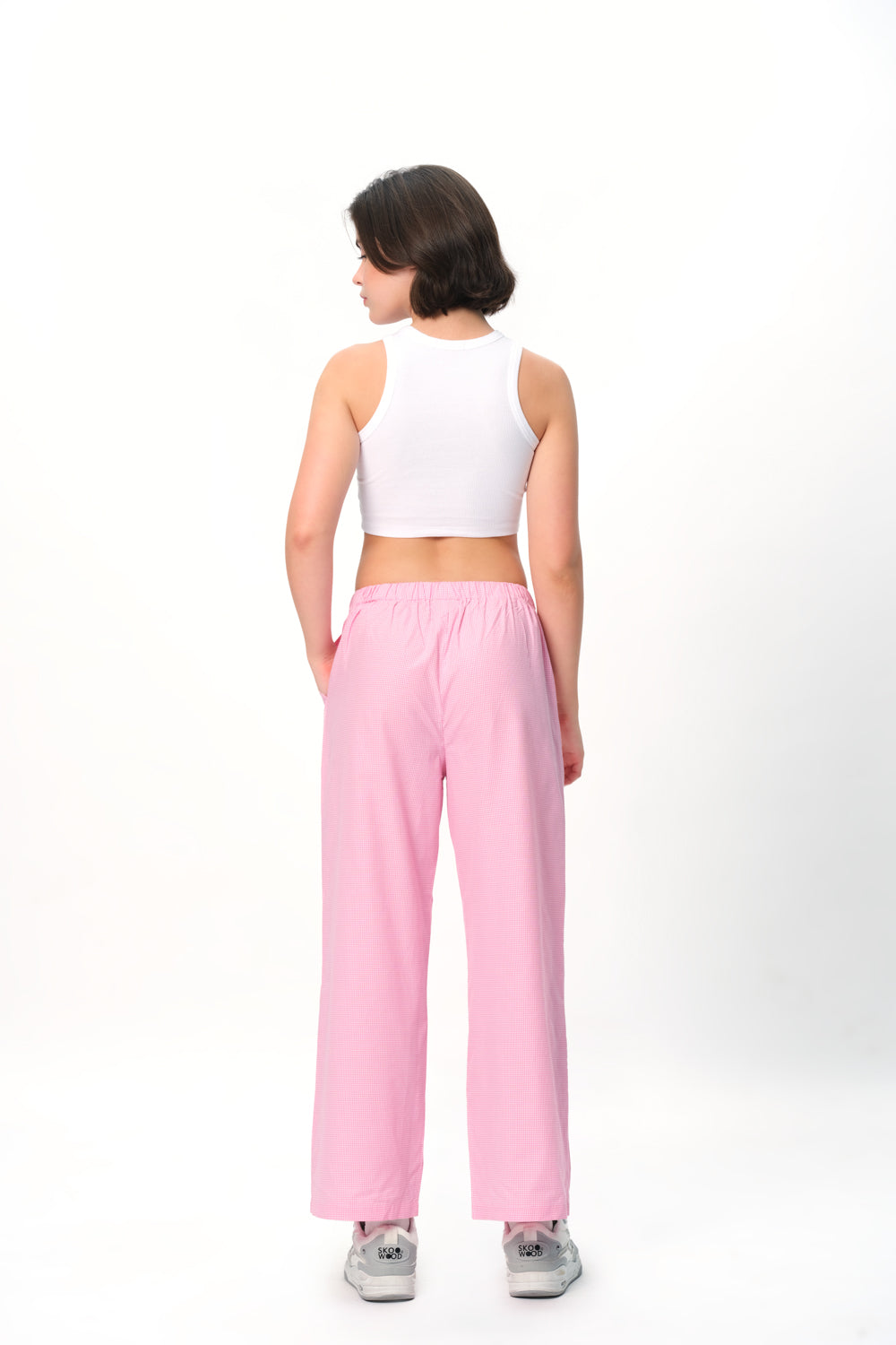 Pink Small Checkered Pants - BonkersCorner