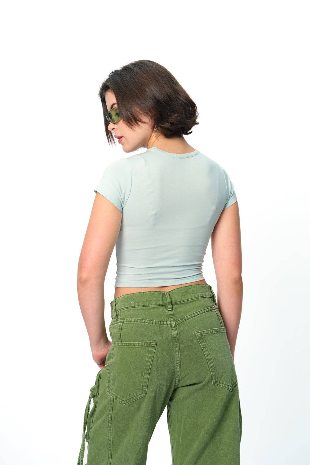 Pisces Power Long Length Baby Tee - BonkersCorner