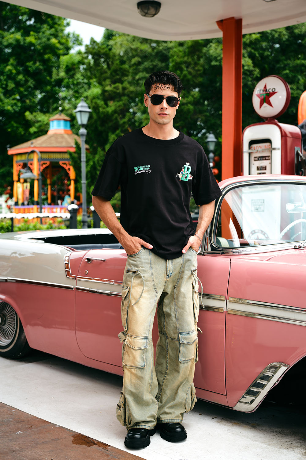 Play Check Supima Oversized T-shirt - BonkersCorner