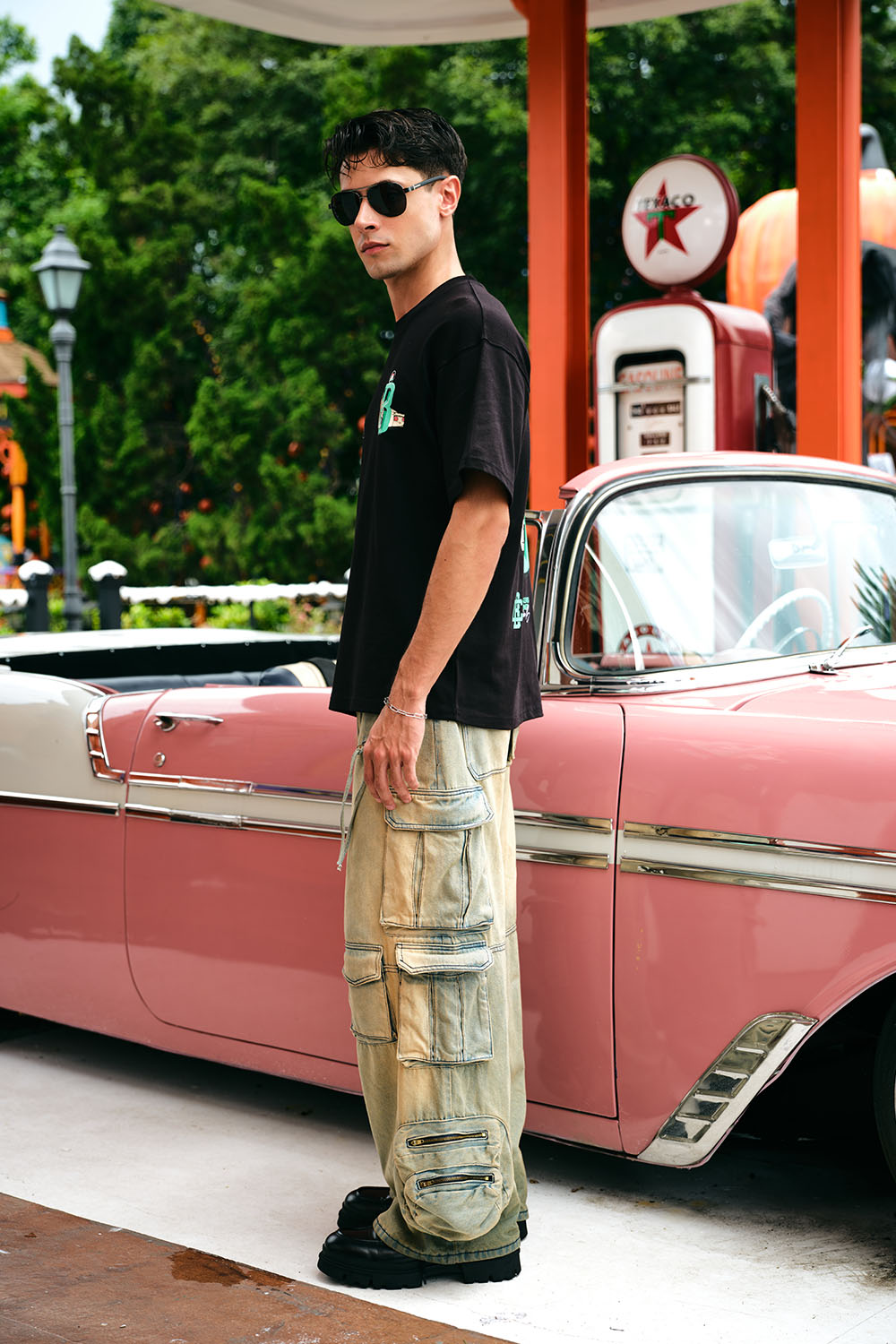 Play Check Supima Oversized T-shirt - BonkersCorner