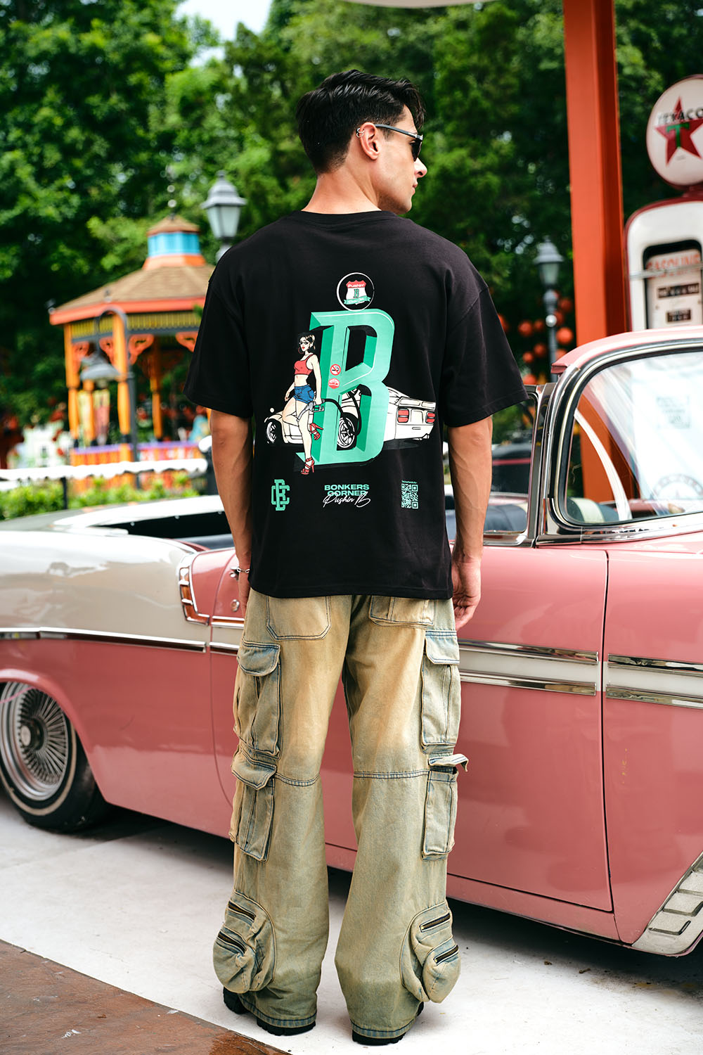Play Check Supima Oversized T-shirt - BonkersCorner