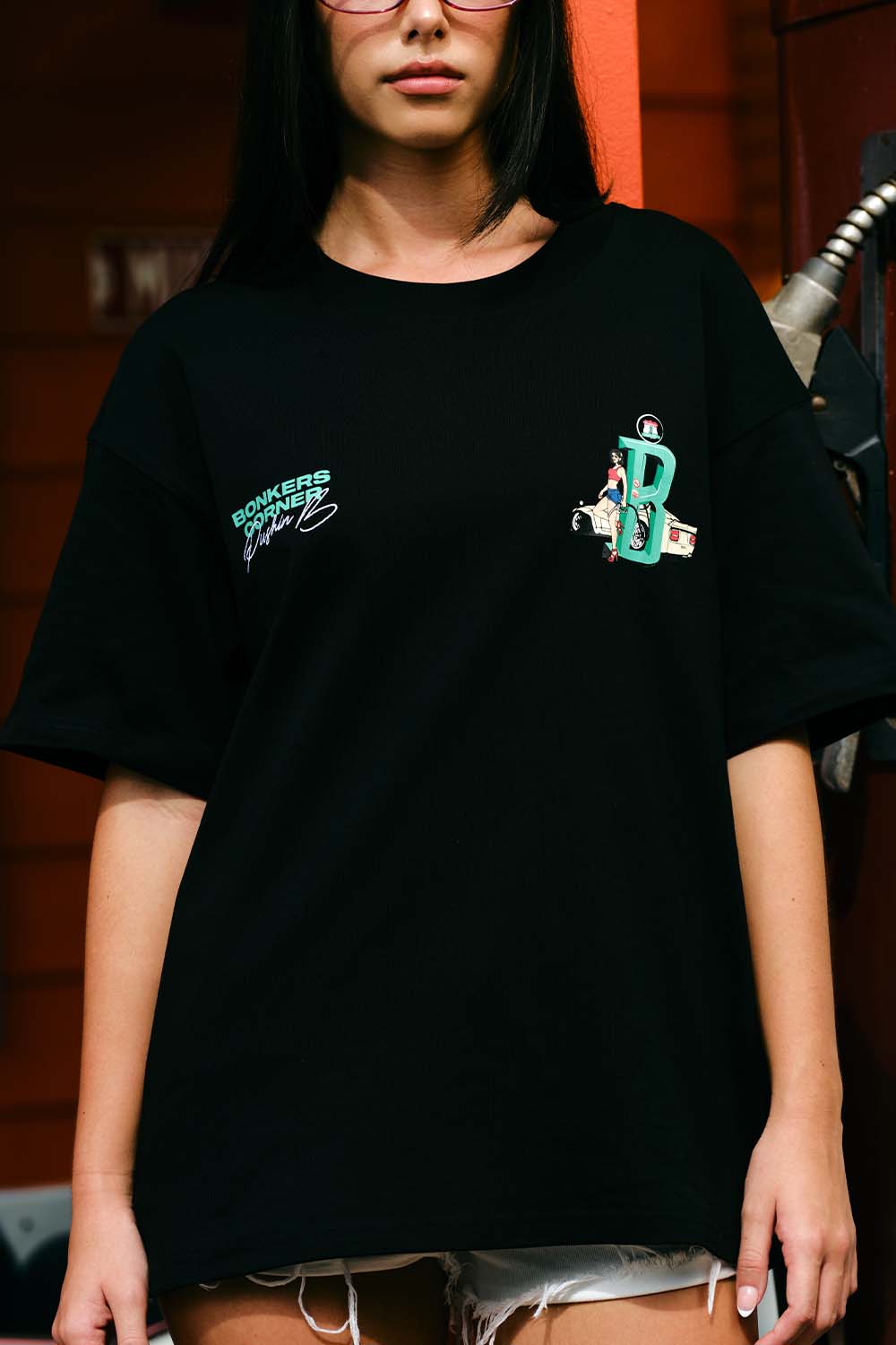 Play Check Supima Oversized T-shirt - BonkersCorner