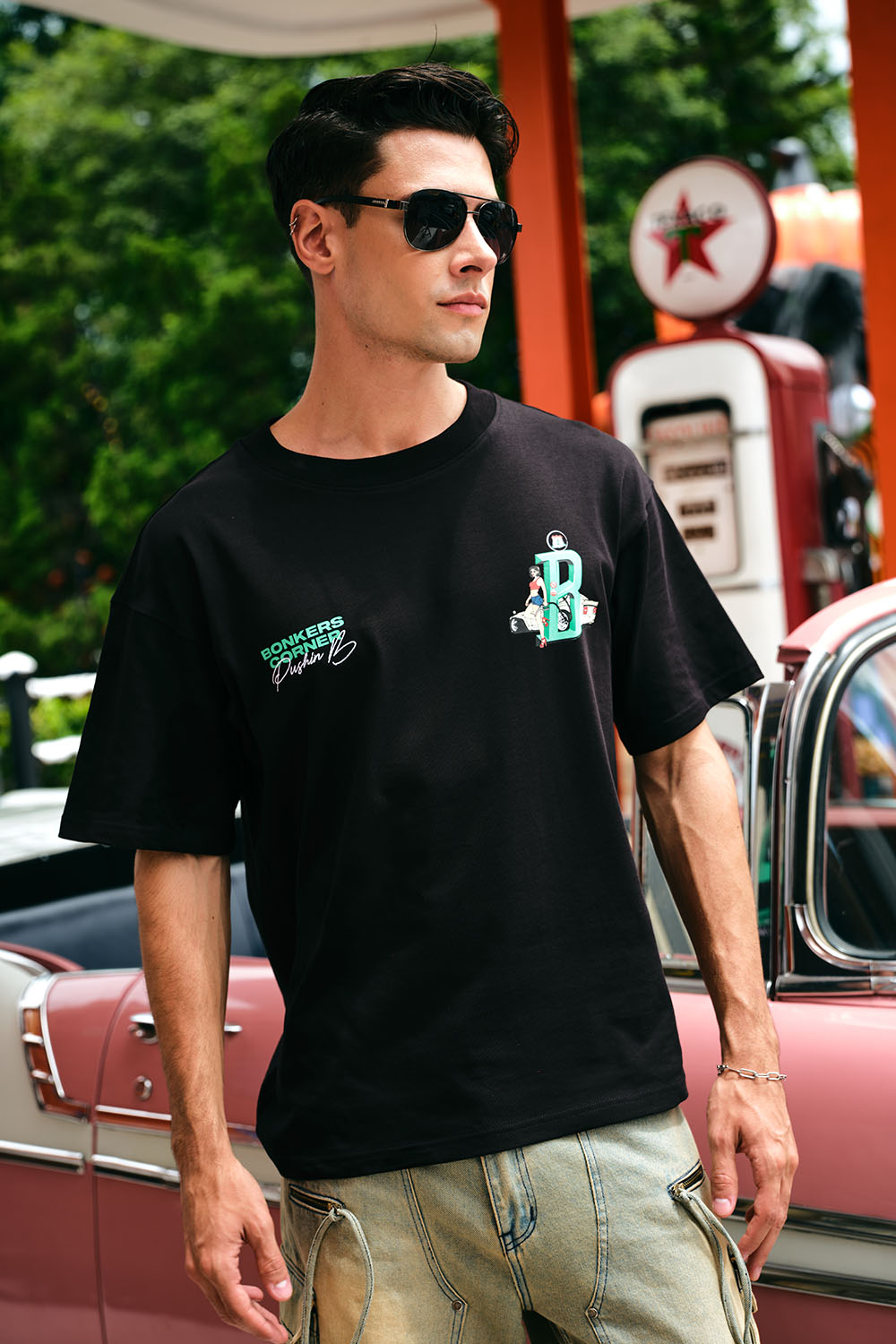 Play Check Supima Oversized T-shirt - BonkersCorner