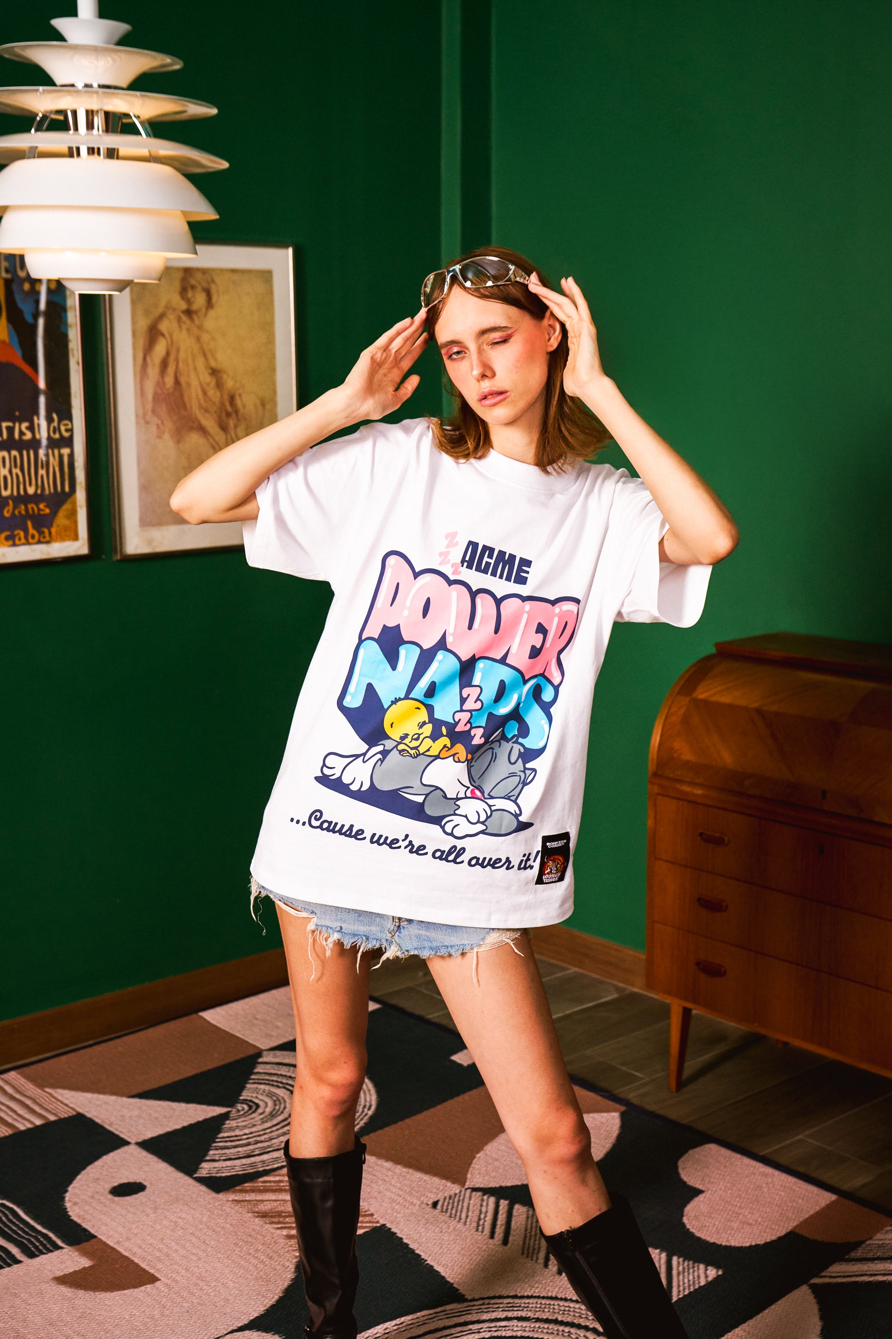 Power Naps Oversized T-shirt - BonkersCorner
