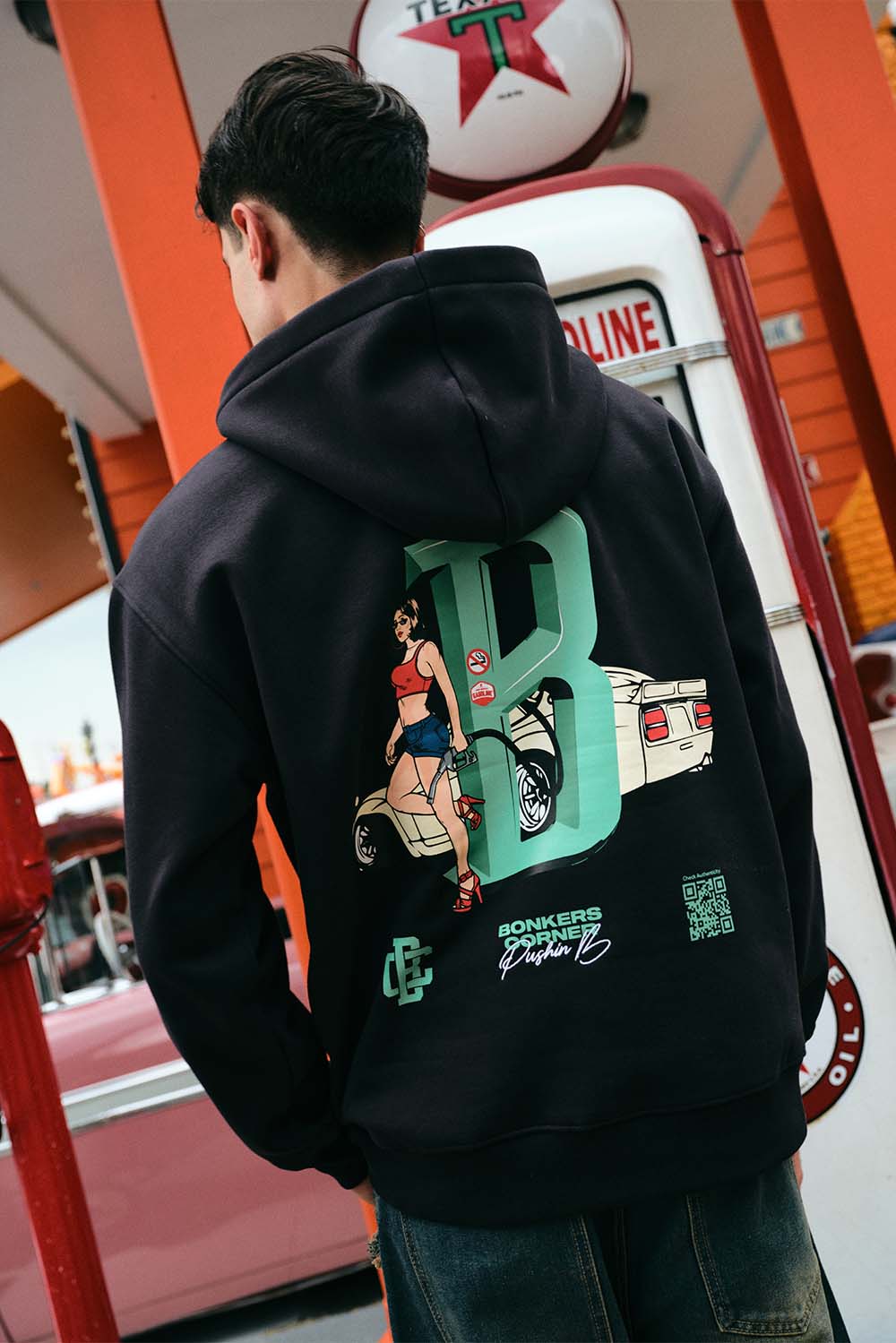 Pushin B Hoodie - BonkersCorner