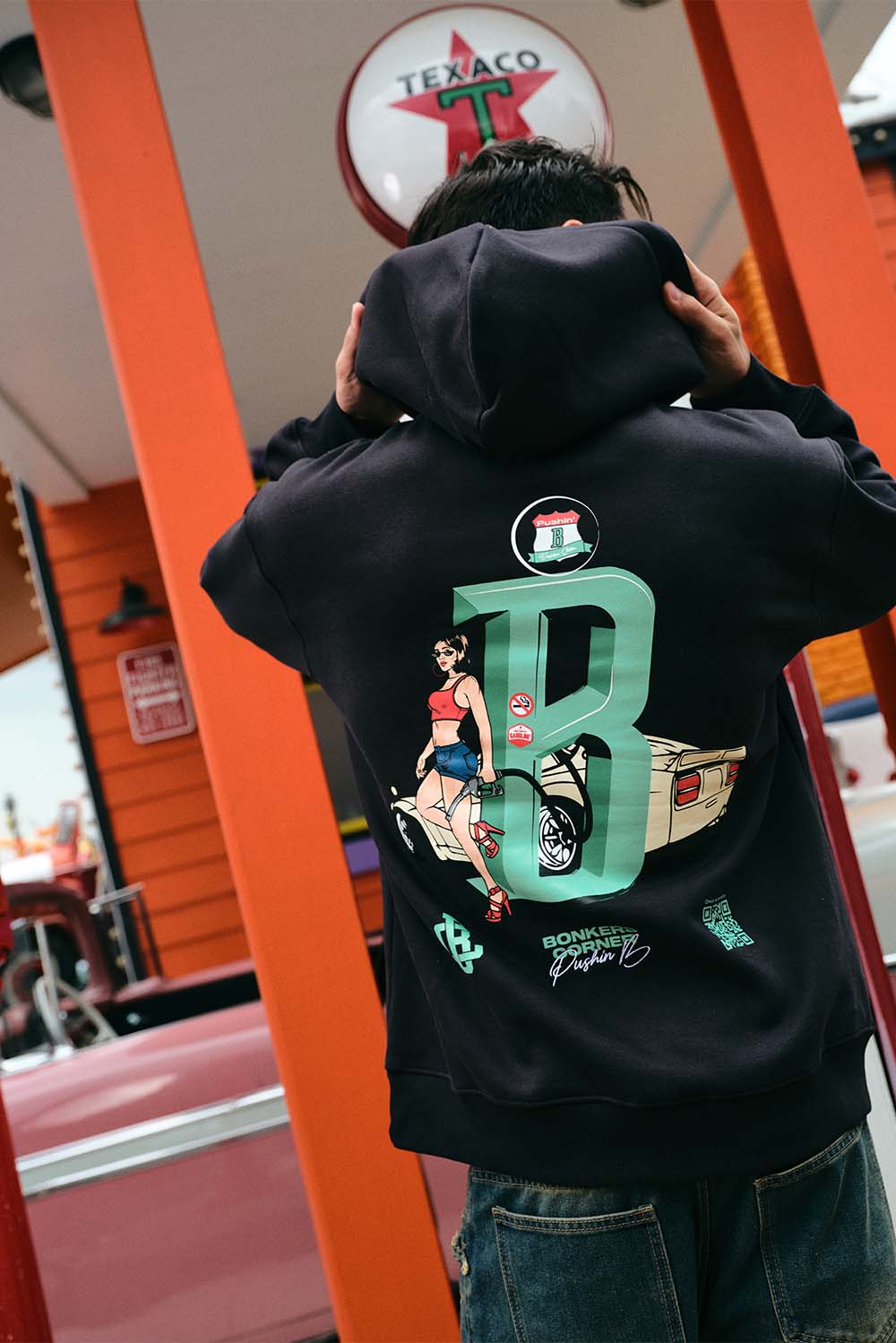 Pushin B Hoodie - BonkersCorner