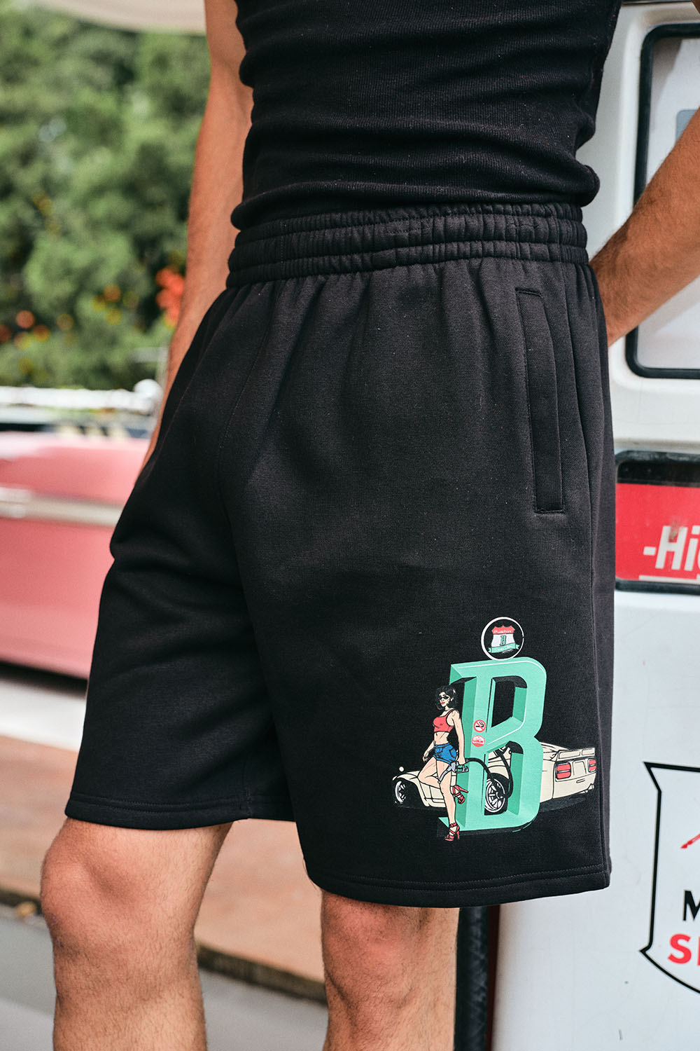 Pushin B Lounge Shorts - BonkersCorner