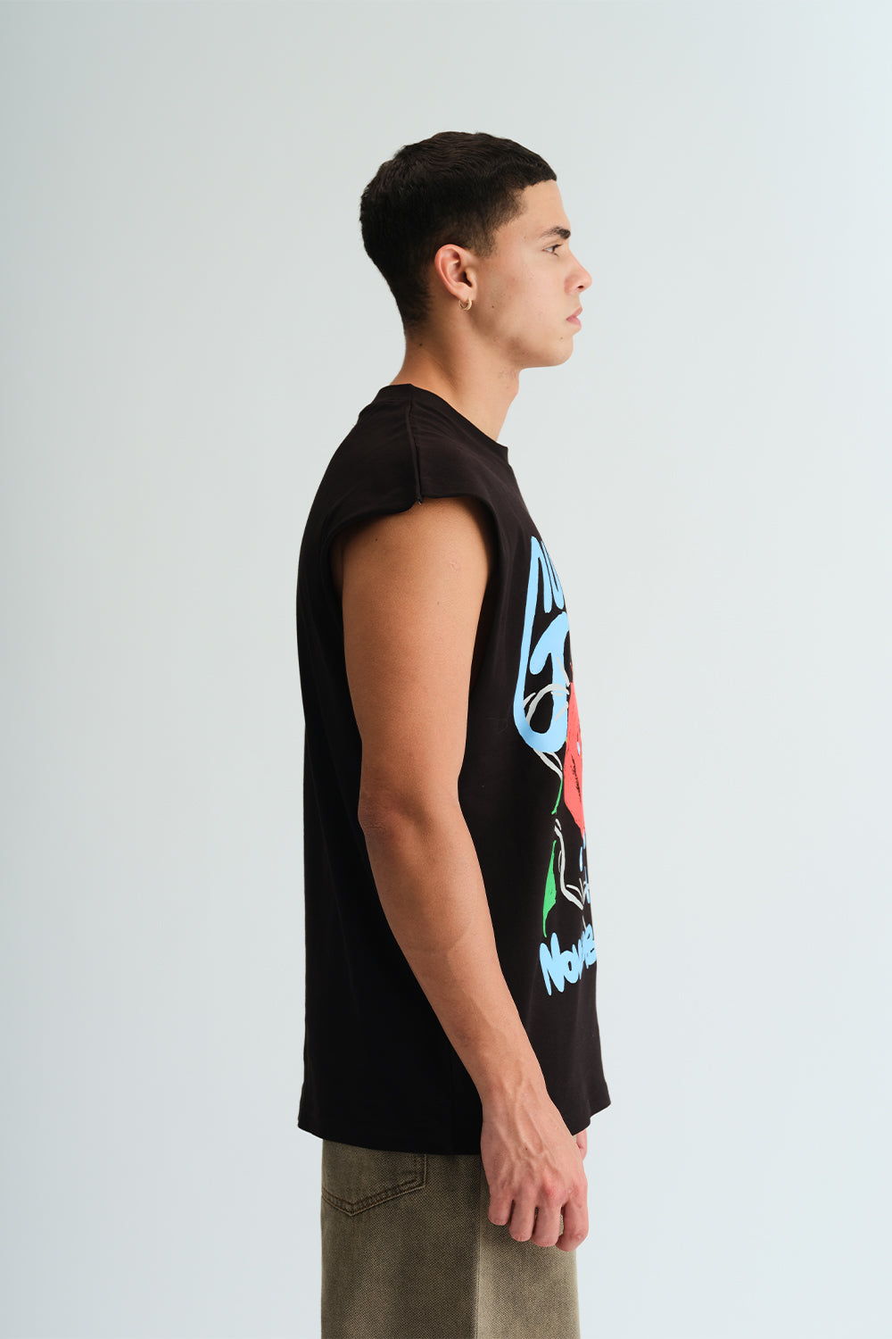Rain & Roses Oversized Tank - BonkersCorner