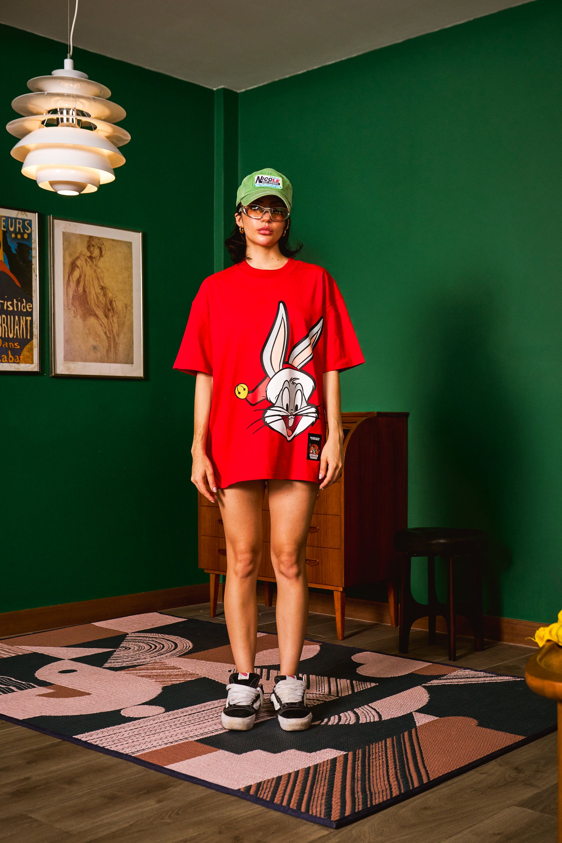 Bugs Bunny Xmas T-shirt - BonkersCorner