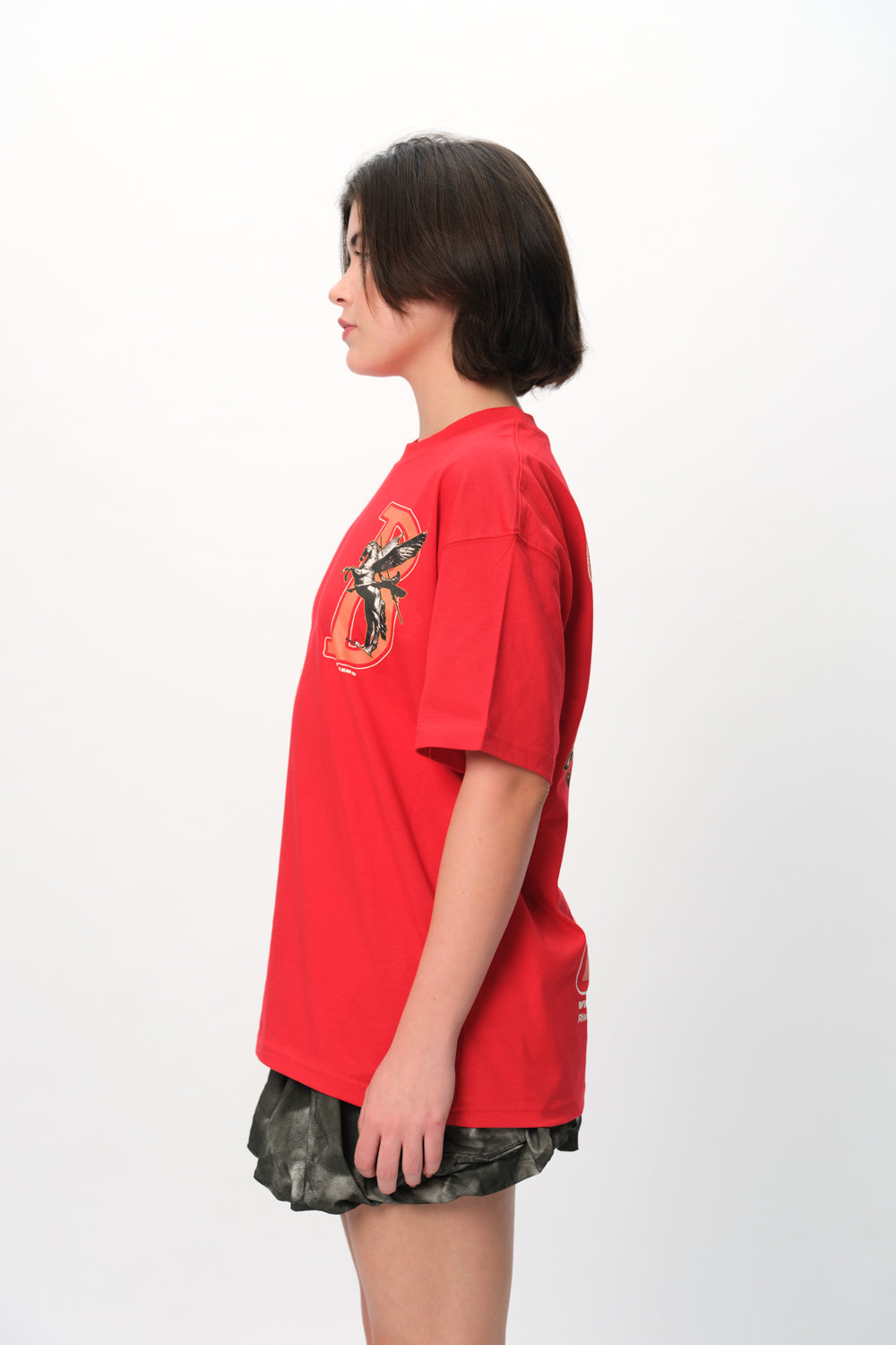 Red Rise To Power Premium Oversized T-Shirt - BonkersCorner