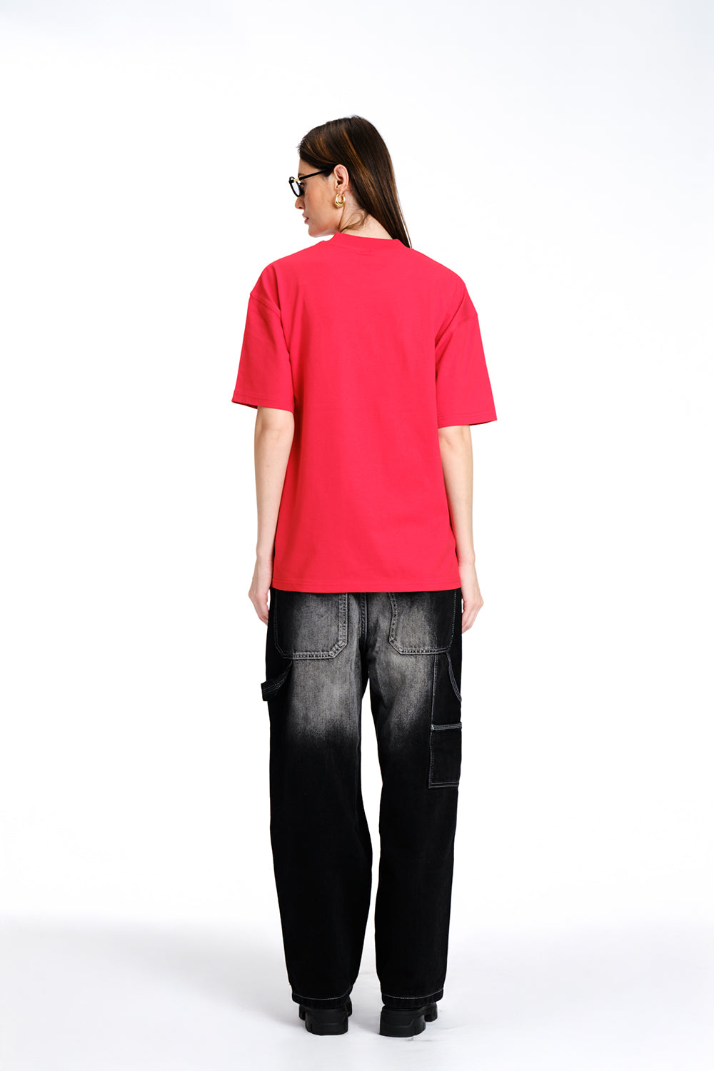 Red Sorry Not Today Oversized Tee - BonkersCorner