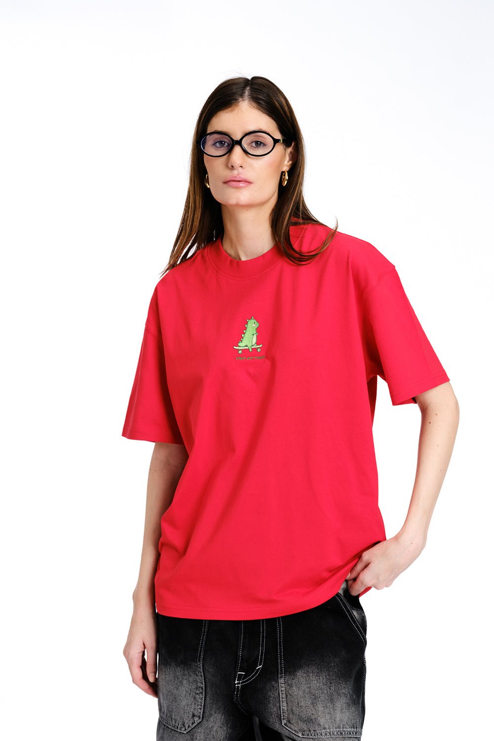 Red Sorry Not Today Oversized Tee - BonkersCorner