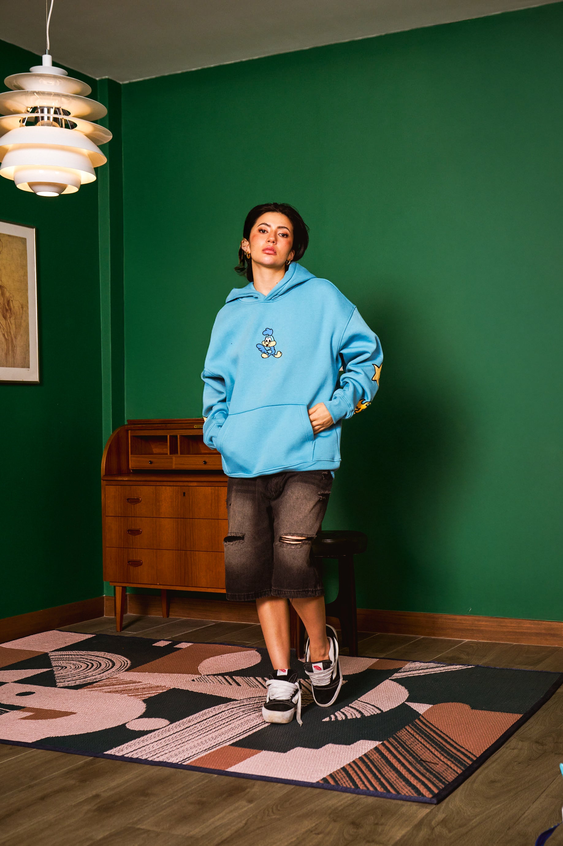 Run The Roads Oversized Hoodie - BonkersCorner