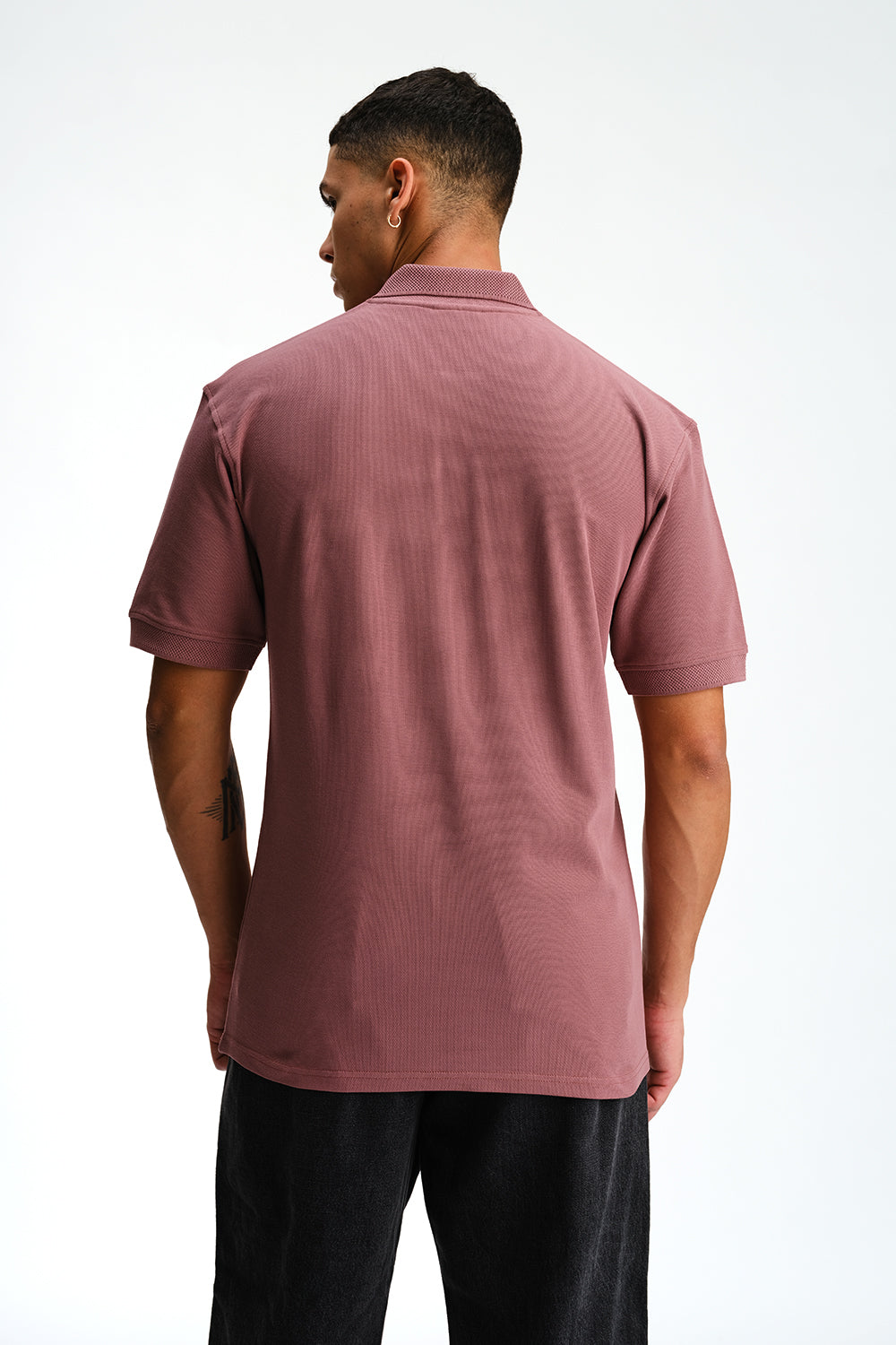 Signature Jacquard Collar Premium Polo - BonkersCorner
