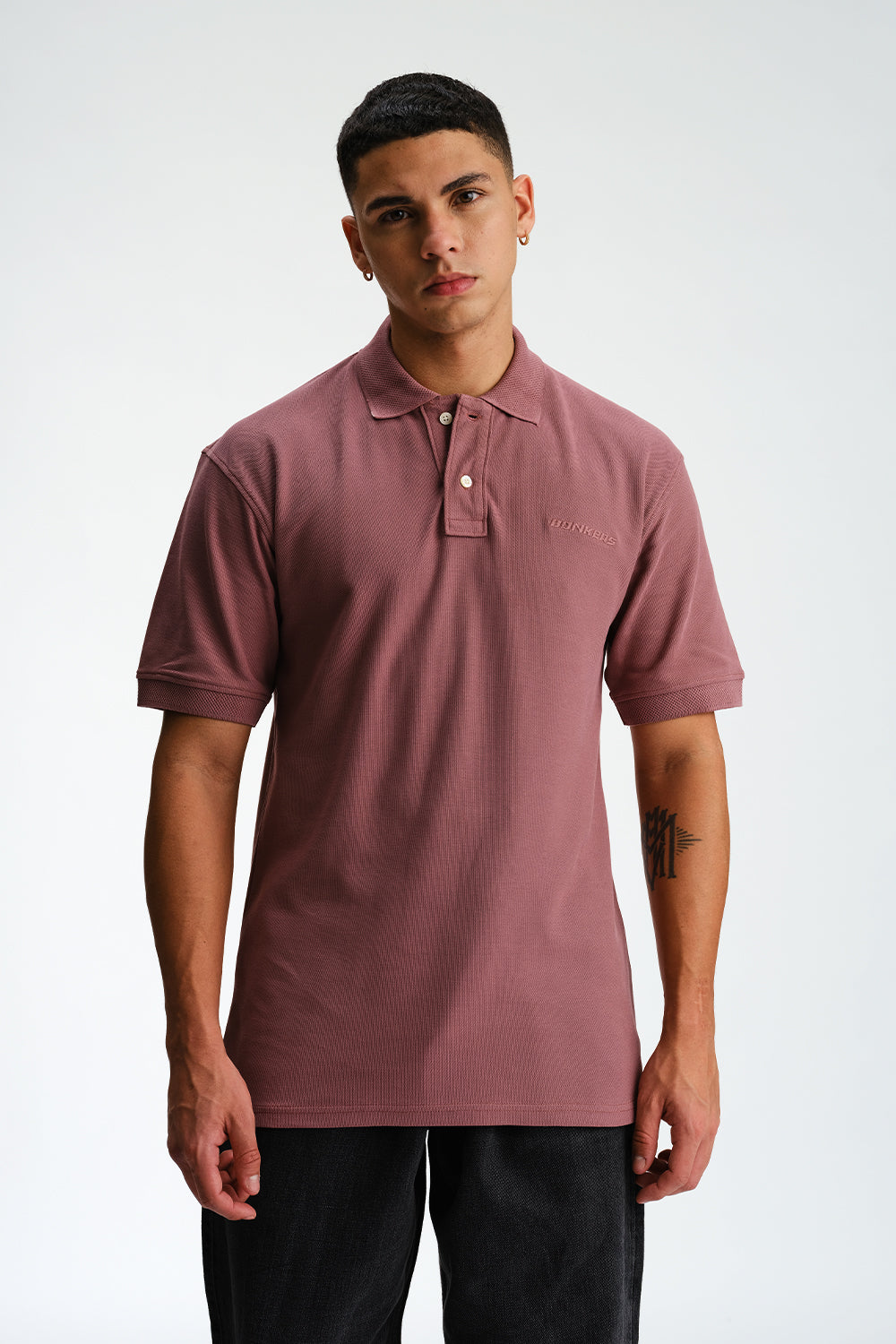 Signature Jacquard Collar Premium Polo - BonkersCorner