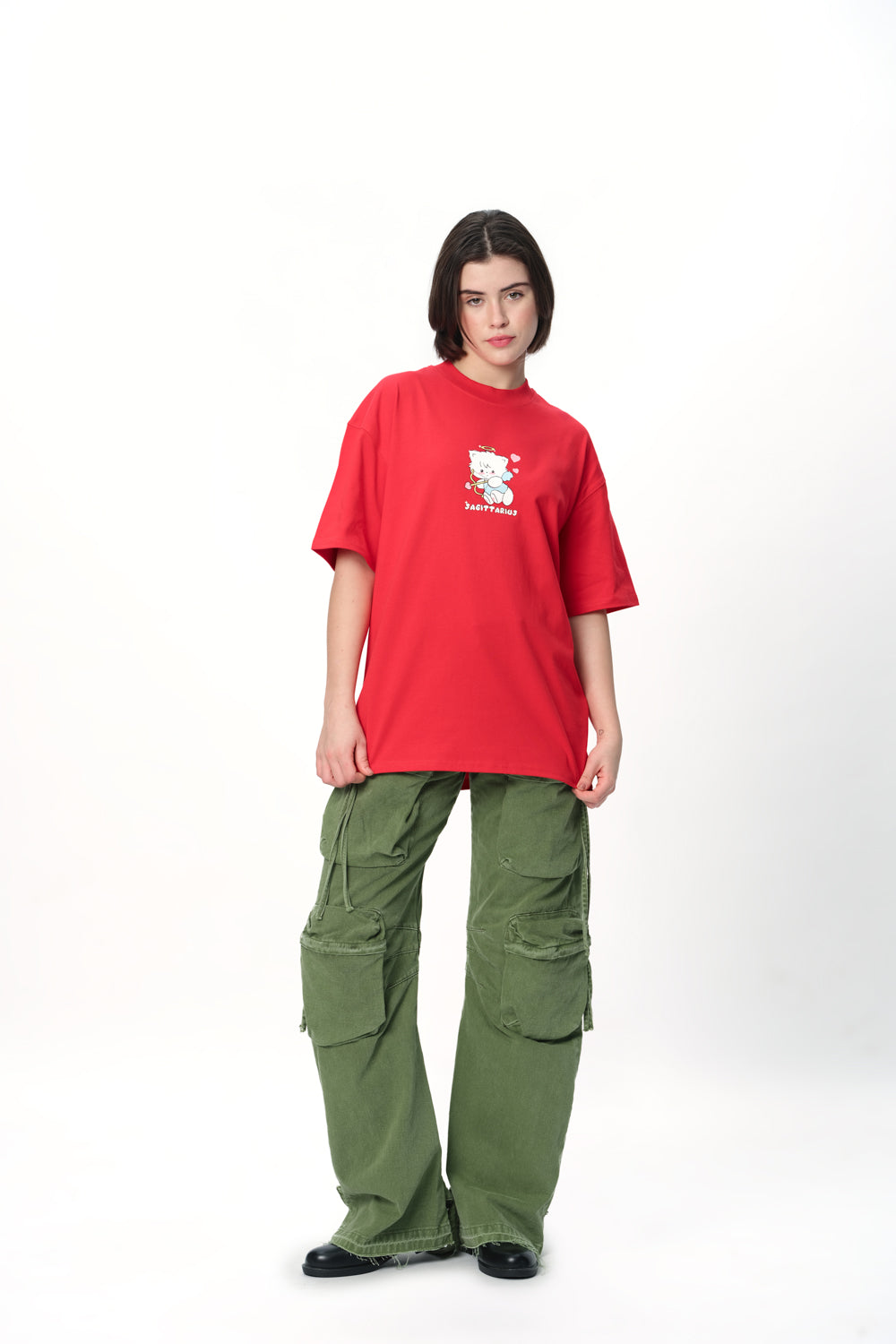 Sagittarius Spark Oversized T-Shirt - BonkersCorner