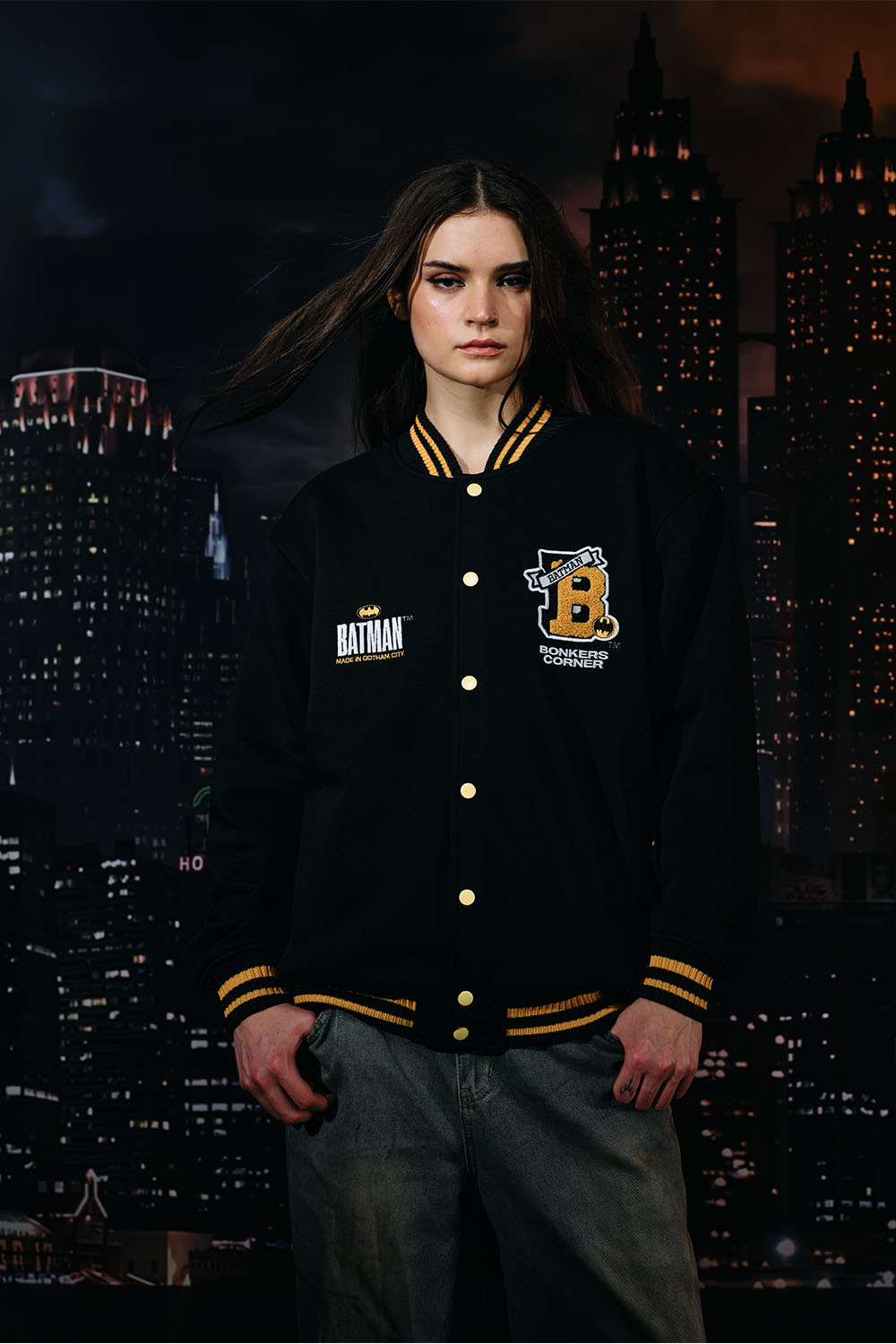Signature Batman Varsity Jacket - BonkersCorner