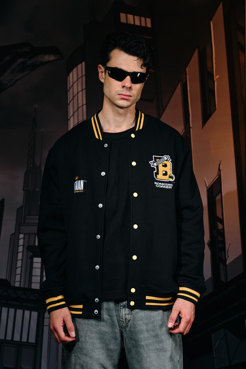 Signature Batman Varsity Jacket - BonkersCorner