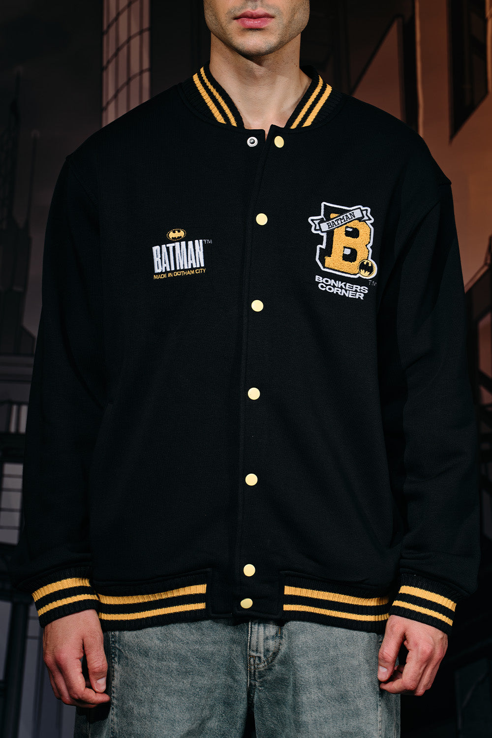 Signature Batman Varsity Jacket - BonkersCorner