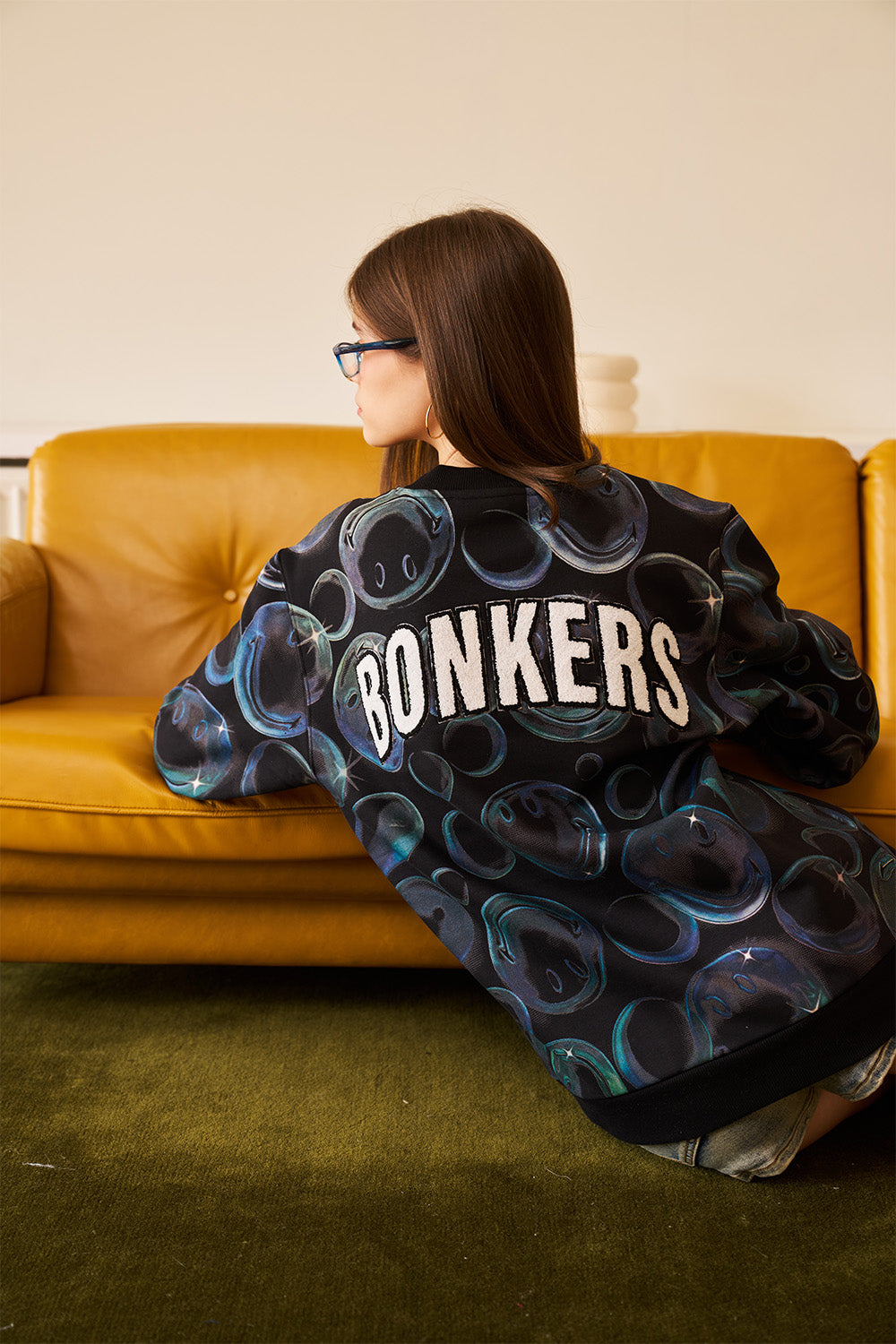 Smiley All Over Sweatshirt - BonkersCorner