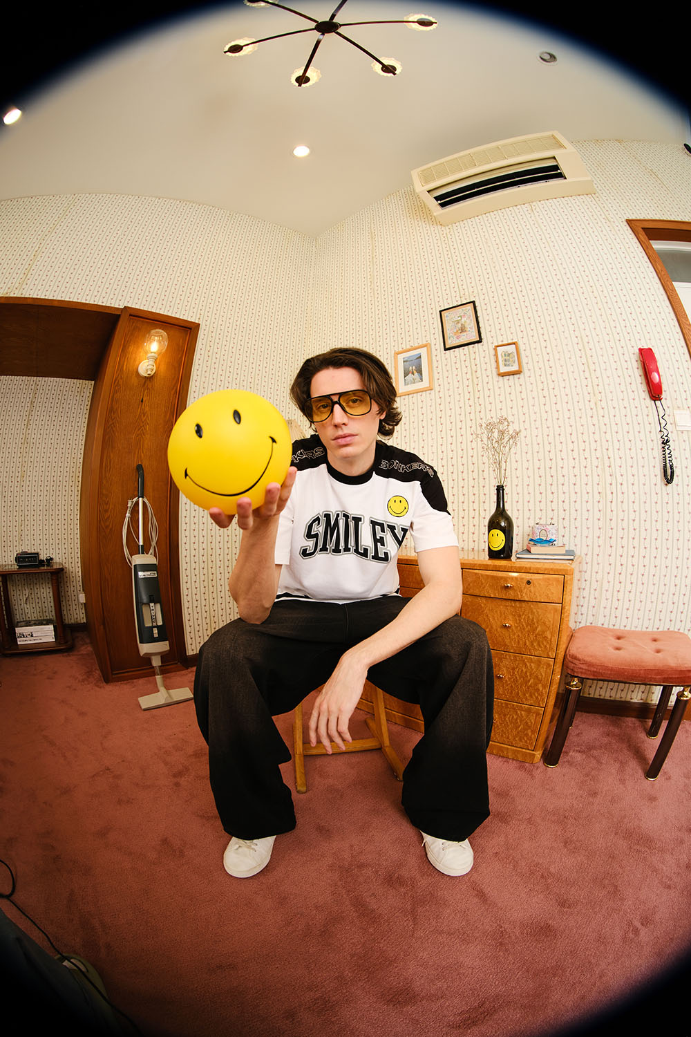 Smiley Originals Cut-Sew Oversized T-shirt - BonkersCorner