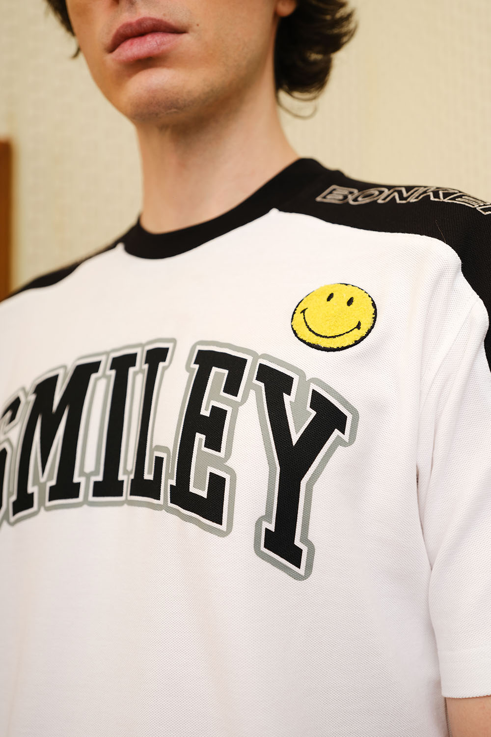 Smiley Originals Cut-Sew Oversized T-shirt - BonkersCorner