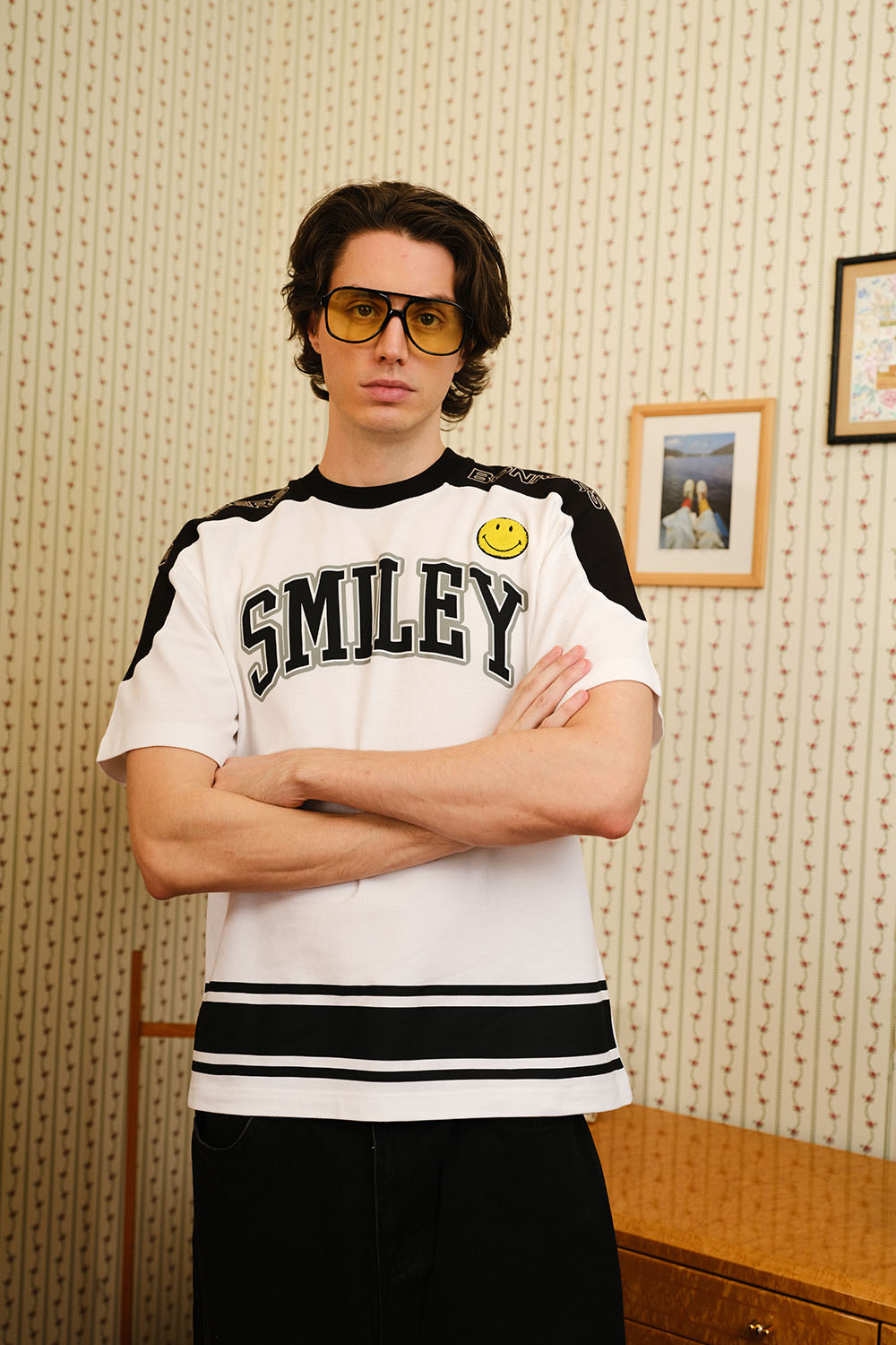 Smiley Originals Cut-Sew Oversized T-shirt - BonkersCorner