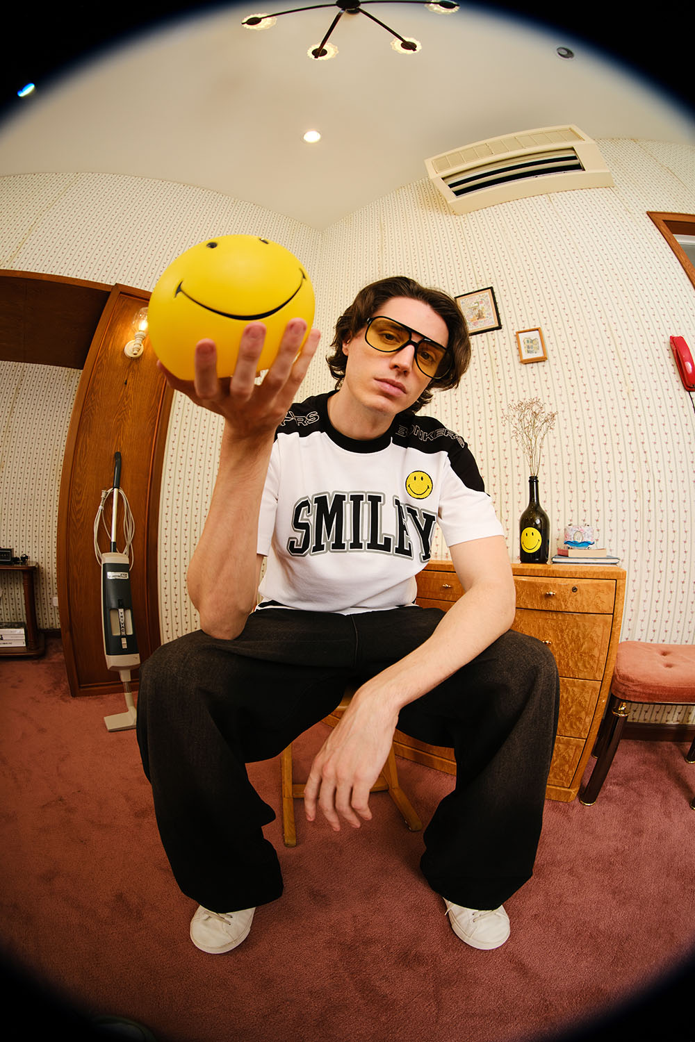 Smiley Originals Cut-Sew Oversized T-shirt - BonkersCorner