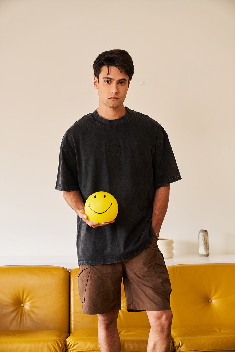 Smiley Originals Happy Day Oversized T-shirt - BonkersCorner