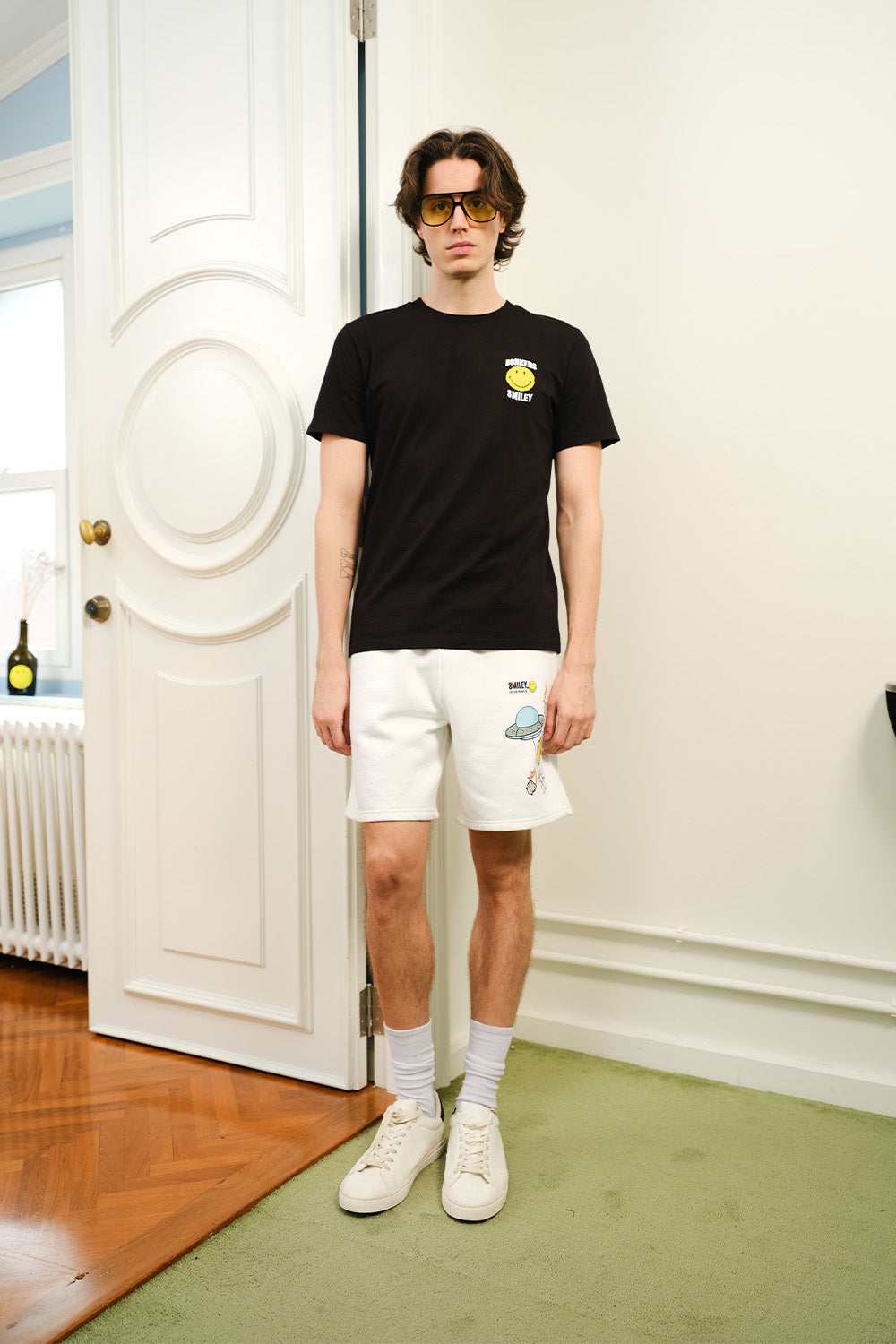 Smiley Originals Lounge Shorts - BonkersCorner