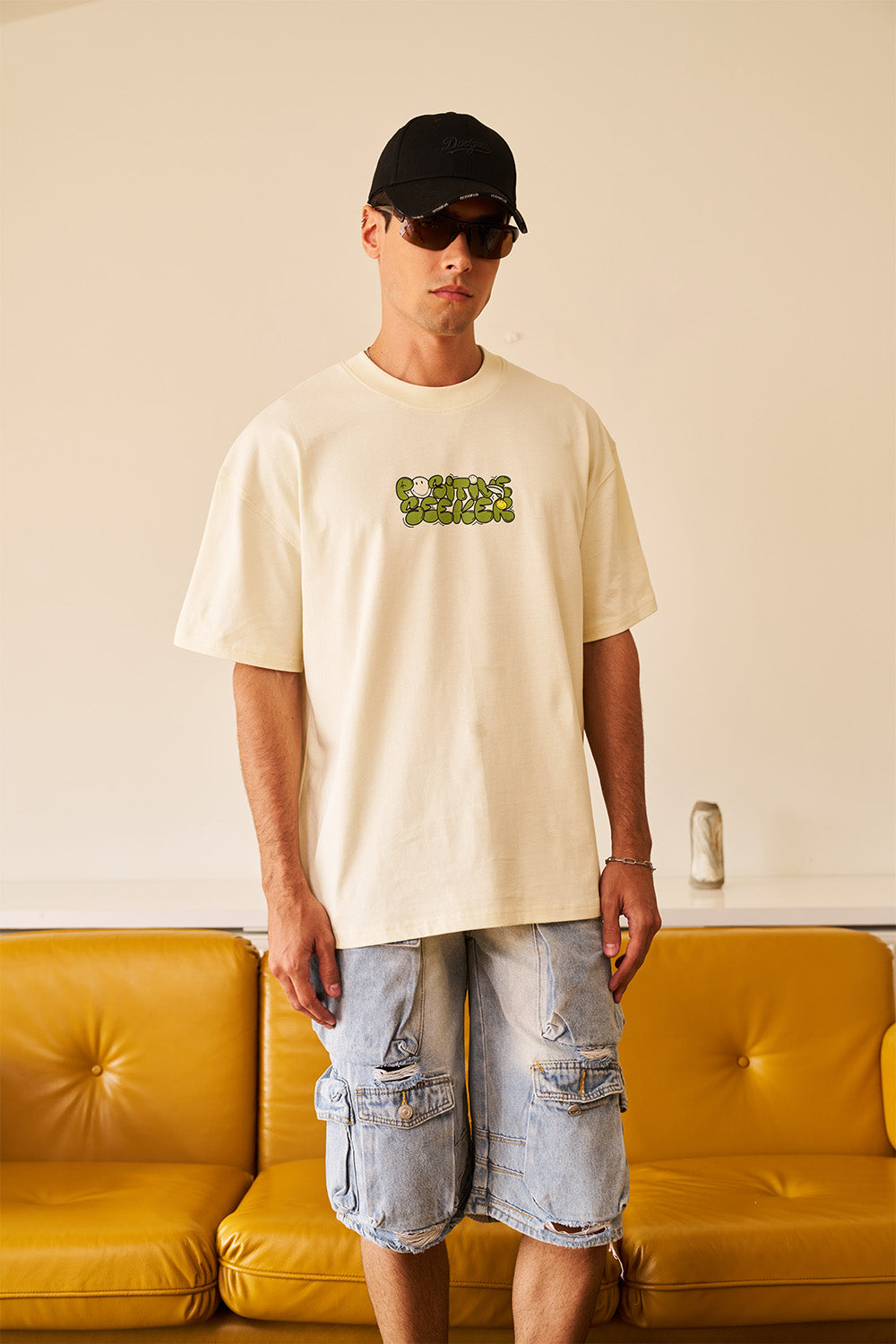 Smiley Originals - Time To Grow Oversized T-shirt - BonkersCorner