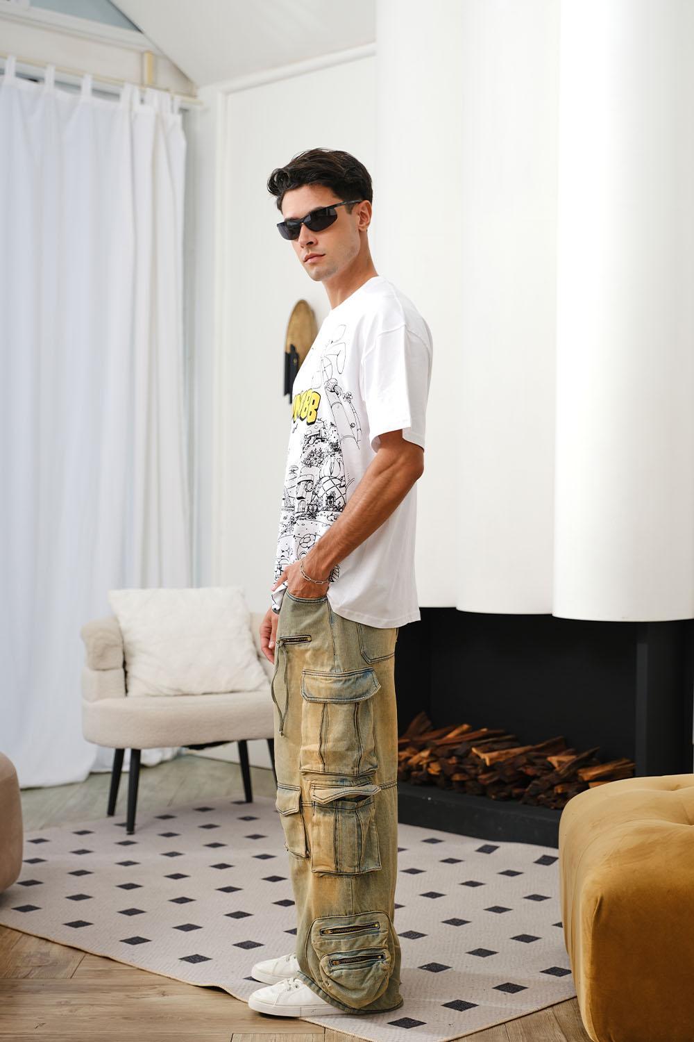 SpongeBob Doodles Oversized T-shirt - BonkersCorner