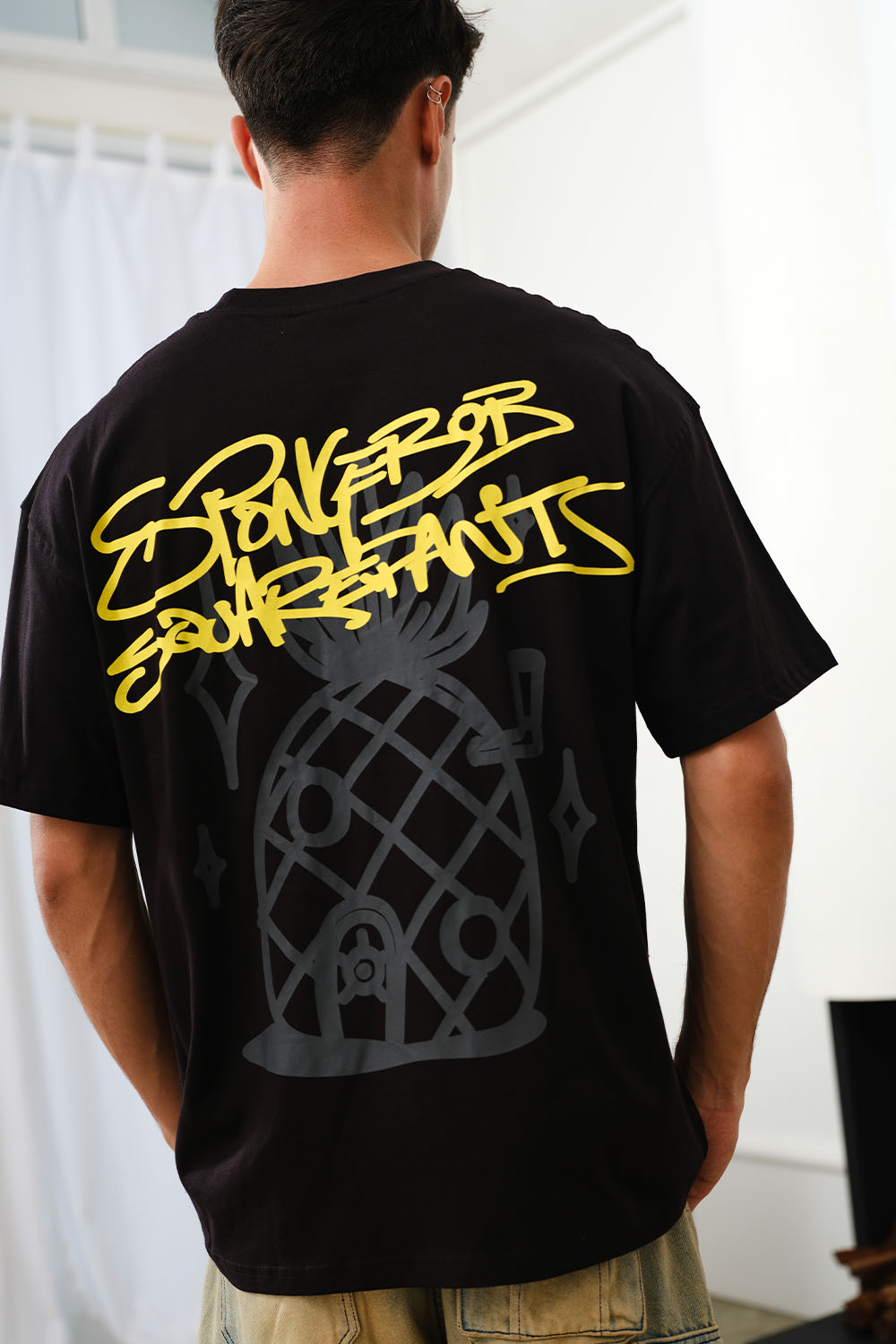 SpongeBob SquarePants Graffiti Oversized T-shirt - BonkersCorner