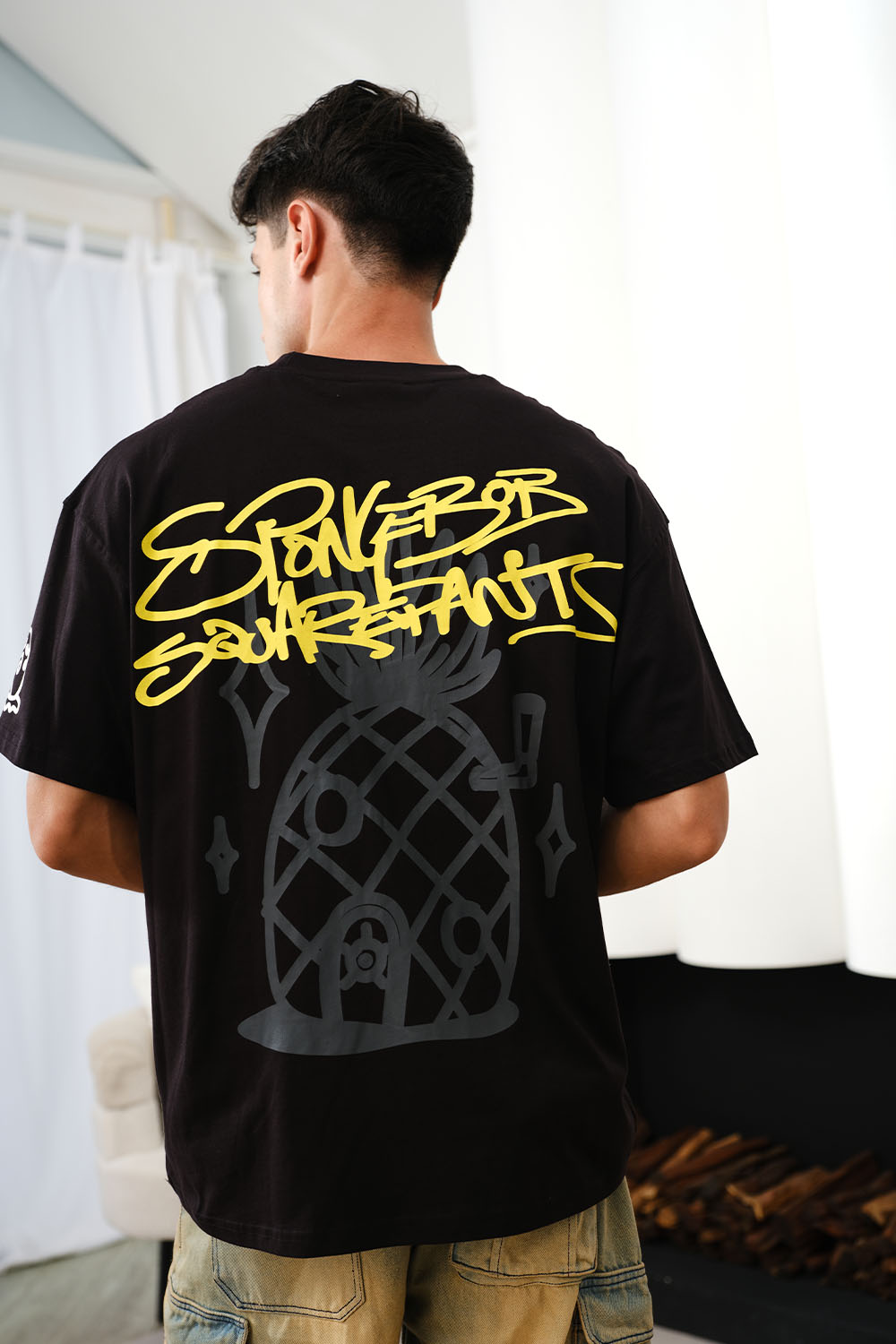 SpongeBob SquarePants Graffiti Oversized T-shirt - BonkersCorner