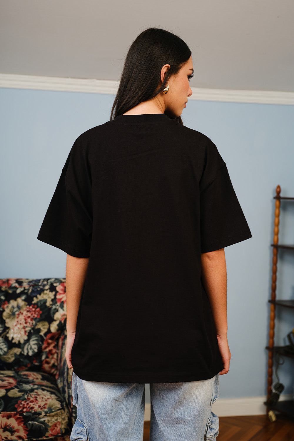 Spray Paint Smiley Oversized T-shirt - BonkersCorner