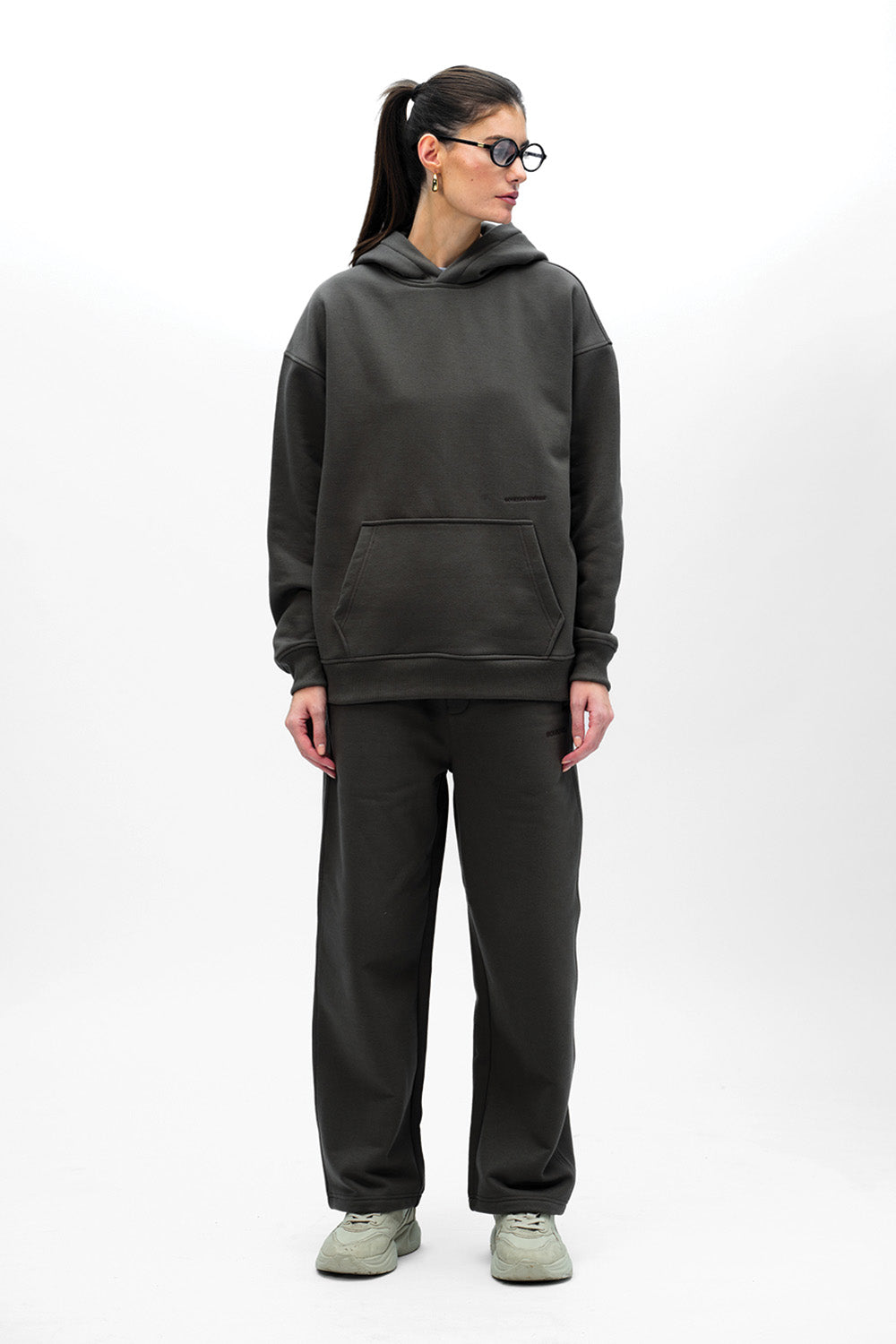 Taupe Wear A Hug Oversized Hoodie - BonkersCorner