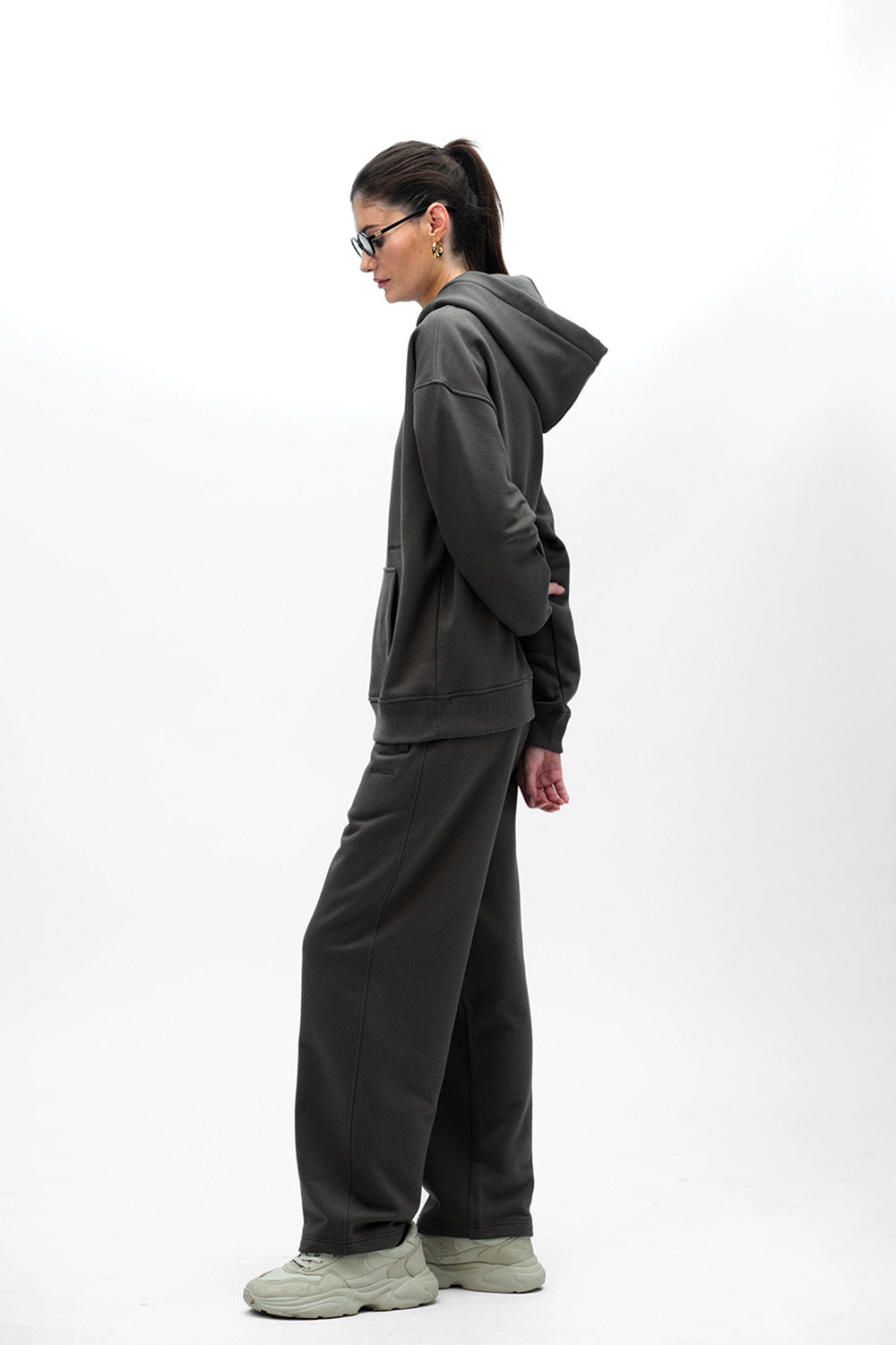 Taupe Wear A Hug Oversized Hoodie - BonkersCorner