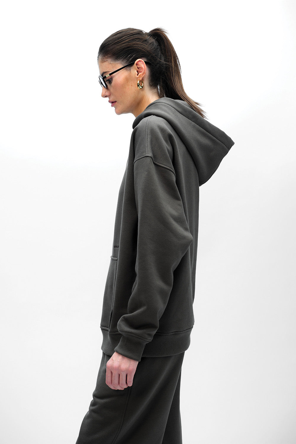 Taupe Wear A Hug Oversized Hoodie - BonkersCorner