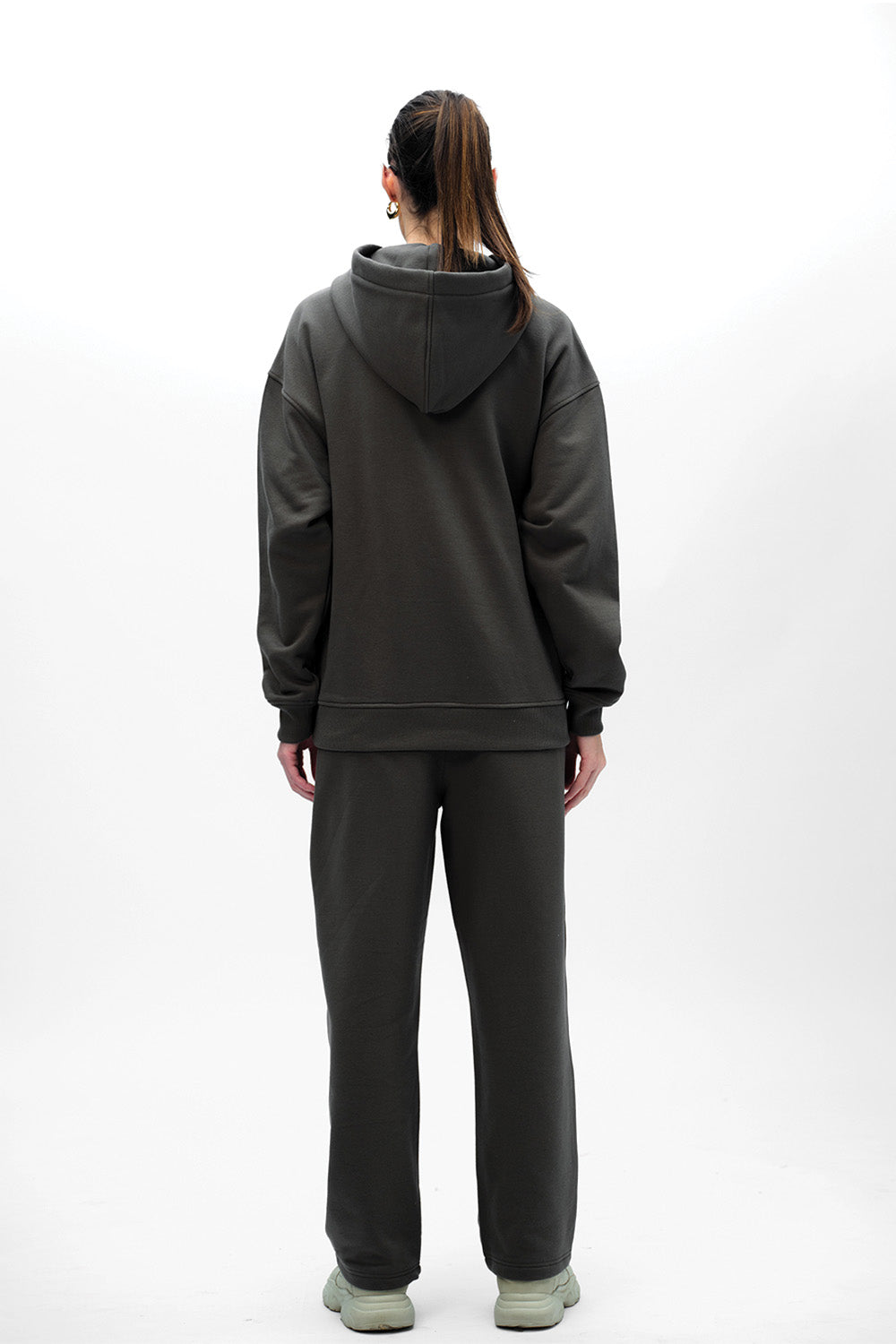 Taupe Wear A Hug Oversized Hoodie - BonkersCorner