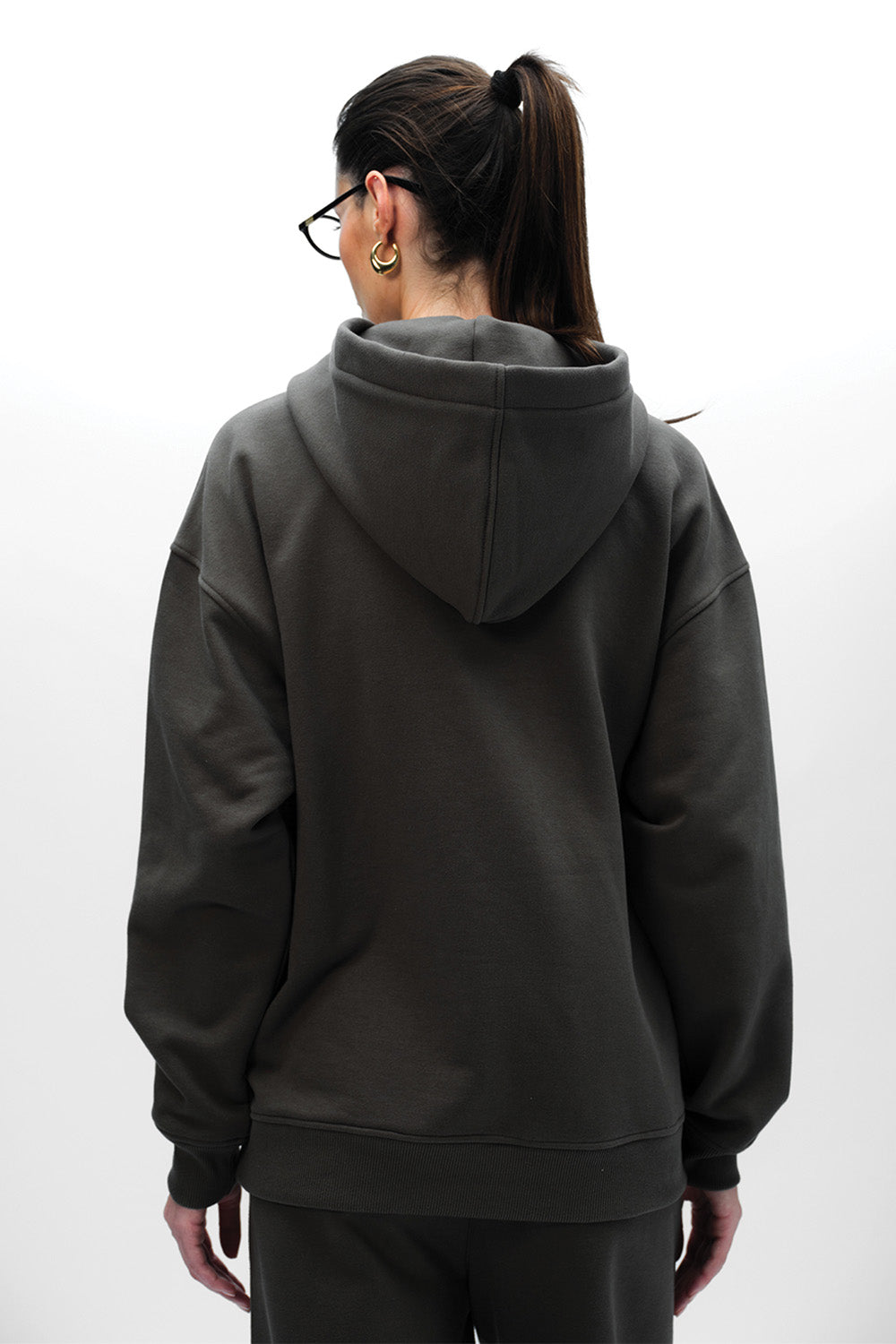 Taupe Wear A Hug Oversized Hoodie - BonkersCorner