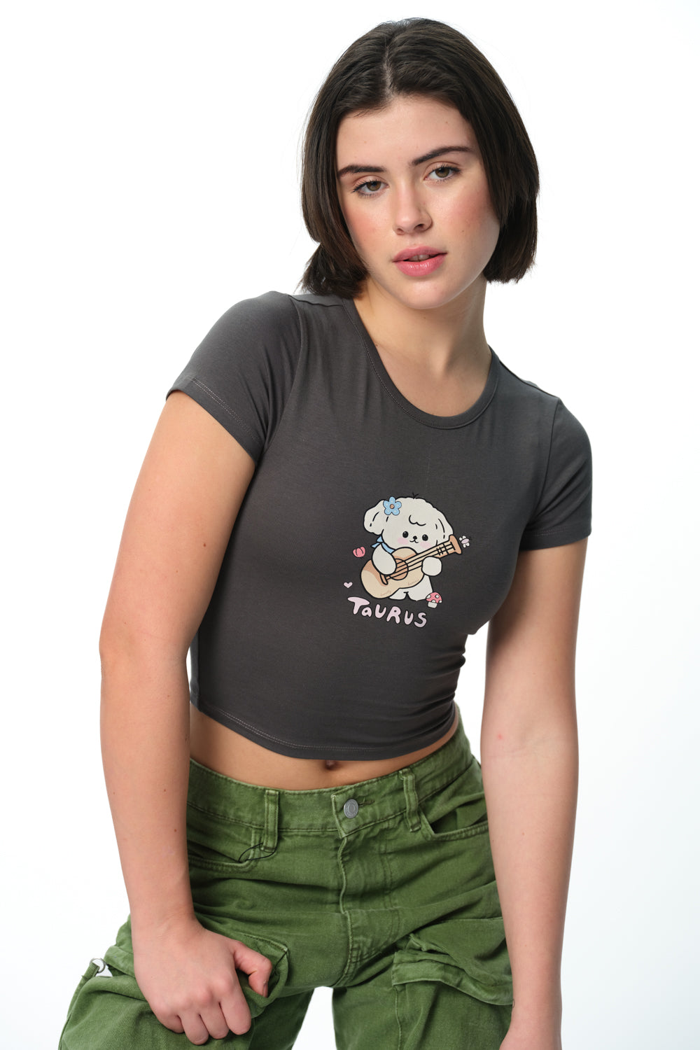 Taurus Temptation Long Length Baby Tee - BonkersCorner